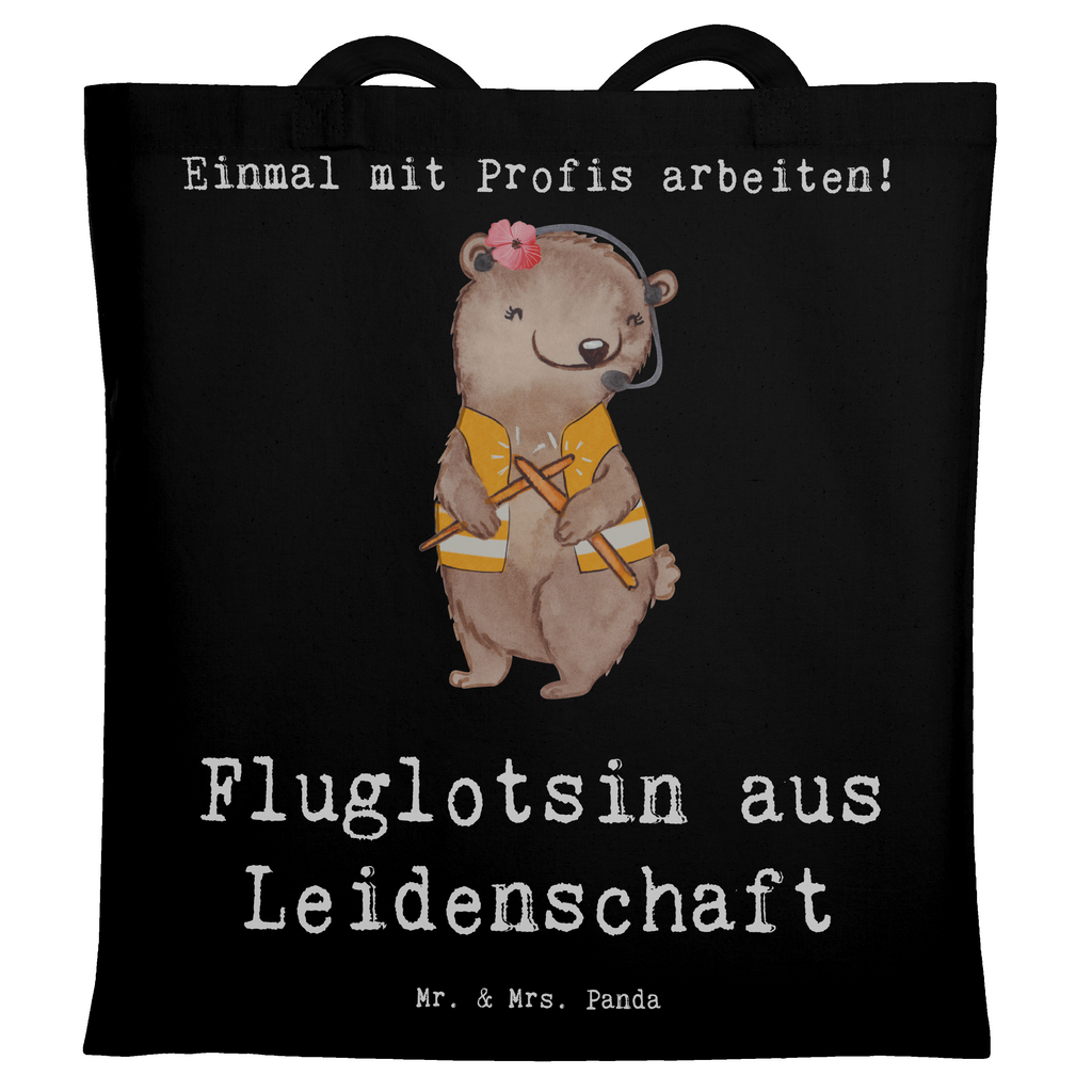 Tragetasche Fluglotsin aus Leidenschaft Beuteltasche, Beutel, Einkaufstasche, Jutebeutel, Stoffbeutel, Tasche, Shopper, Umhängetasche, Strandtasche, Schultertasche, Stofftasche, Tragetasche, Badetasche, Jutetasche, Einkaufstüte, Laptoptasche, Beruf, Ausbildung, Jubiläum, Abschied, Rente, Kollege, Kollegin, Geschenk, Schenken, Arbeitskollege, Mitarbeiter, Firma, Danke, Dankeschön, Fluglotsin, Flugverkehrsleiterin, Luftfahrtpersonal, Flugsicherung