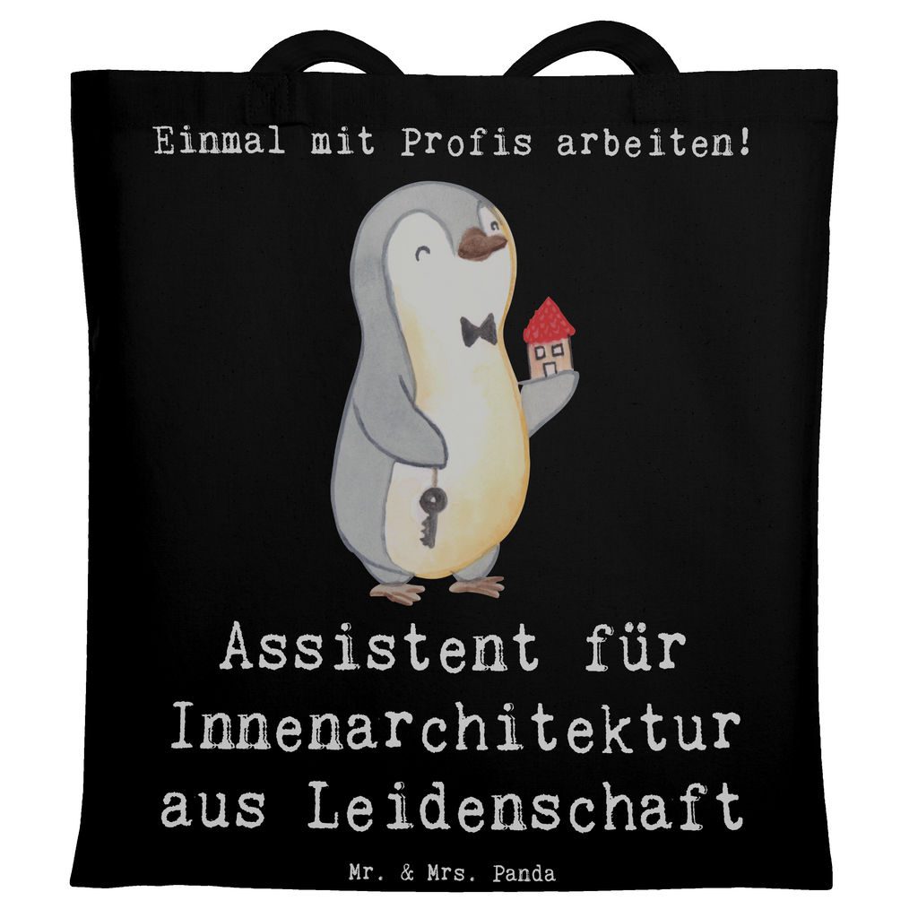 Tragetasche Assistent für Innenarchitektur aus Leidenschaft Beuteltasche, Beutel, Einkaufstasche, Jutebeutel, Stoffbeutel, Tasche, Shopper, Umhängetasche, Strandtasche, Schultertasche, Stofftasche, Tragetasche, Badetasche, Jutetasche, Einkaufstüte, Laptoptasche, Beruf, Ausbildung, Jubiläum, Abschied, Rente, Kollege, Kollegin, Geschenk, Schenken, Arbeitskollege, Mitarbeiter, Firma, Danke, Dankeschön