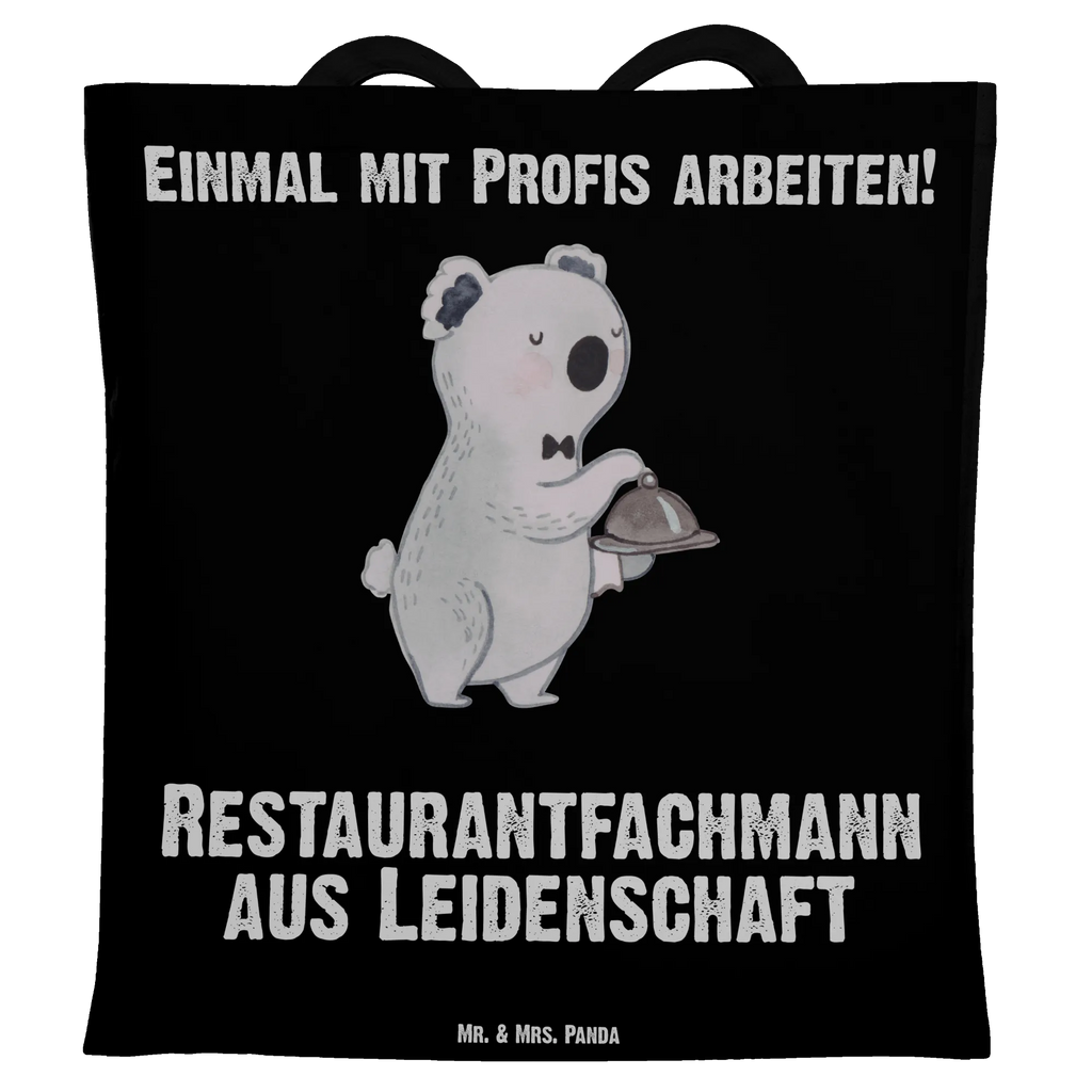 Tragetasche Restaurantfachmann aus Leidenschaft Beuteltasche, Beutel, Einkaufstasche, Jutebeutel, Stoffbeutel, Tasche, Shopper, Umhängetasche, Strandtasche, Schultertasche, Stofftasche, Tragetasche, Badetasche, Jutetasche, Einkaufstüte, Laptoptasche, Beruf, Ausbildung, Jubiläum, Abschied, Rente, Kollege, Kollegin, Geschenk, Schenken, Arbeitskollege, Mitarbeiter, Firma, Danke, Dankeschön