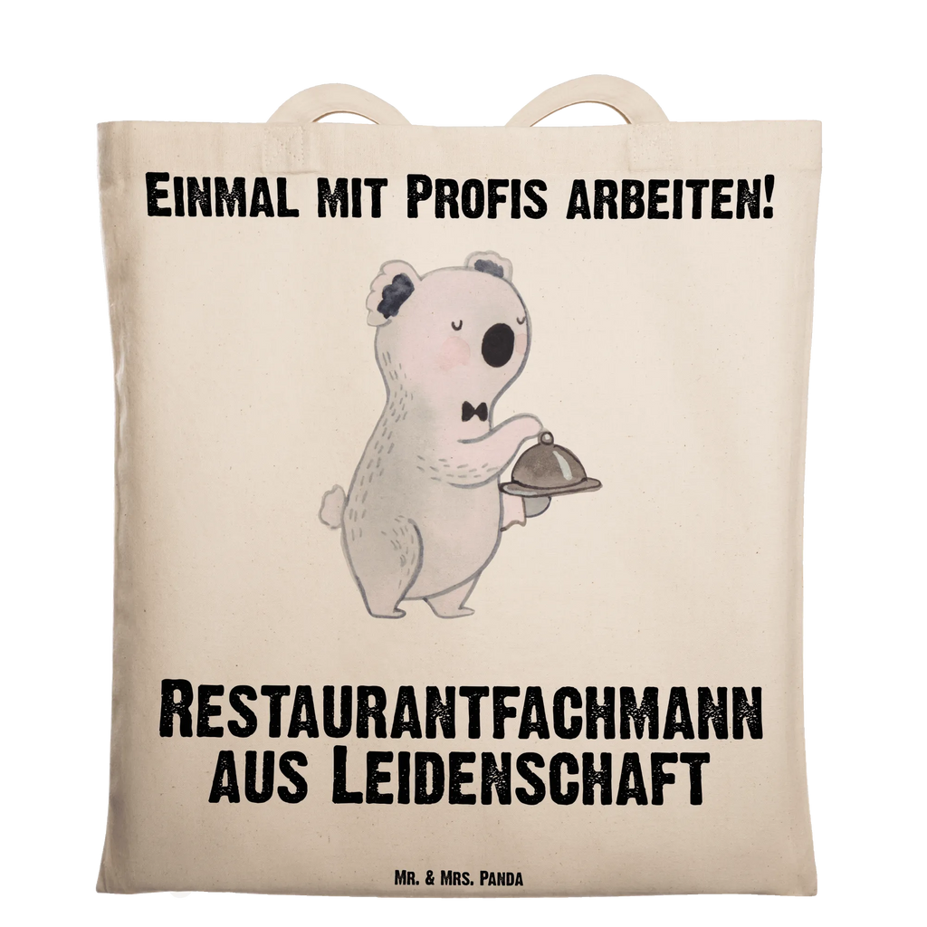 Tragetasche Restaurantfachmann aus Leidenschaft Beuteltasche, Beutel, Einkaufstasche, Jutebeutel, Stoffbeutel, Tasche, Shopper, Umhängetasche, Strandtasche, Schultertasche, Stofftasche, Tragetasche, Badetasche, Jutetasche, Einkaufstüte, Laptoptasche, Beruf, Ausbildung, Jubiläum, Abschied, Rente, Kollege, Kollegin, Geschenk, Schenken, Arbeitskollege, Mitarbeiter, Firma, Danke, Dankeschön