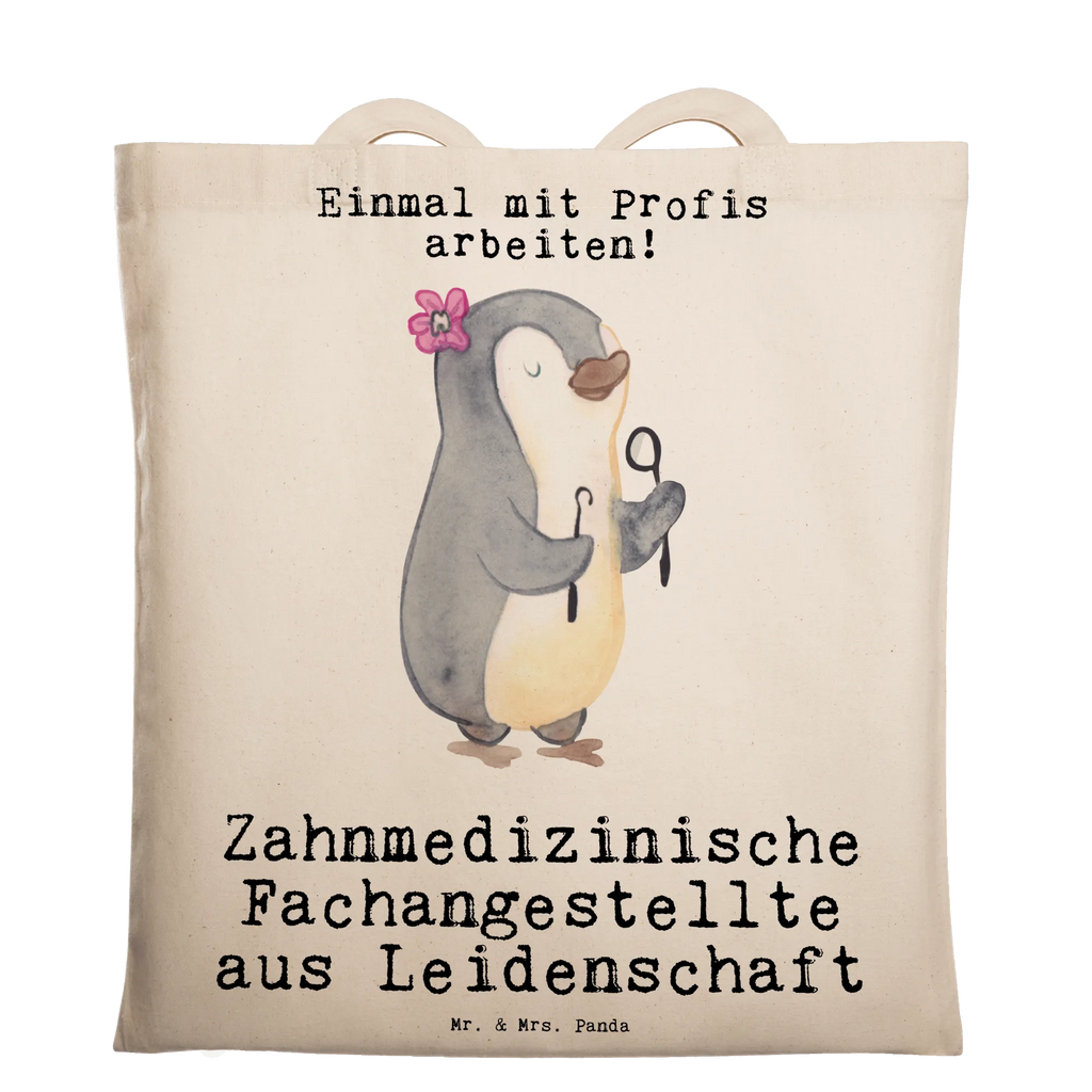 Tragetasche Zahnmedizinische Fachangestellte aus Leidenschaft Beuteltasche, Beutel, Einkaufstasche, Jutebeutel, Stoffbeutel, Tasche, Shopper, Umhängetasche, Strandtasche, Schultertasche, Stofftasche, Tragetasche, Badetasche, Jutetasche, Einkaufstüte, Laptoptasche, Beruf, Ausbildung, Jubiläum, Abschied, Rente, Kollege, Kollegin, Geschenk, Schenken, Arbeitskollege, Mitarbeiter, Firma, Danke, Dankeschön