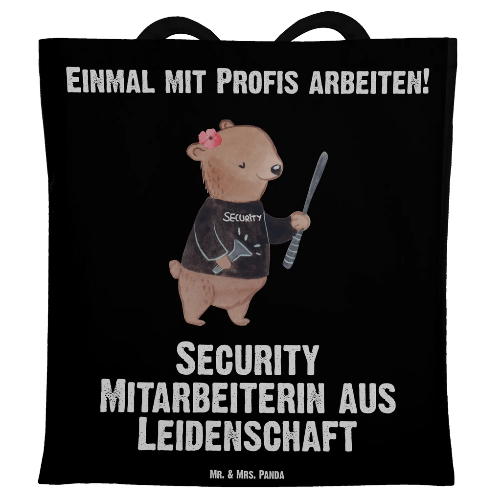 Tragetasche Security Mitarbeiterin Leidenschaft Beuteltasche, Beutel, Einkaufstasche, Jutebeutel, Stoffbeutel, Tasche, Shopper, Umhängetasche, Strandtasche, Schultertasche, Stofftasche, Tragetasche, Badetasche, Jutetasche, Einkaufstüte, Laptoptasche, Beruf, Ausbildung, Jubiläum, Abschied, Rente, Kollege, Kollegin, Geschenk, Schenken, Arbeitskollege, Mitarbeiter, Firma, Danke, Dankeschön