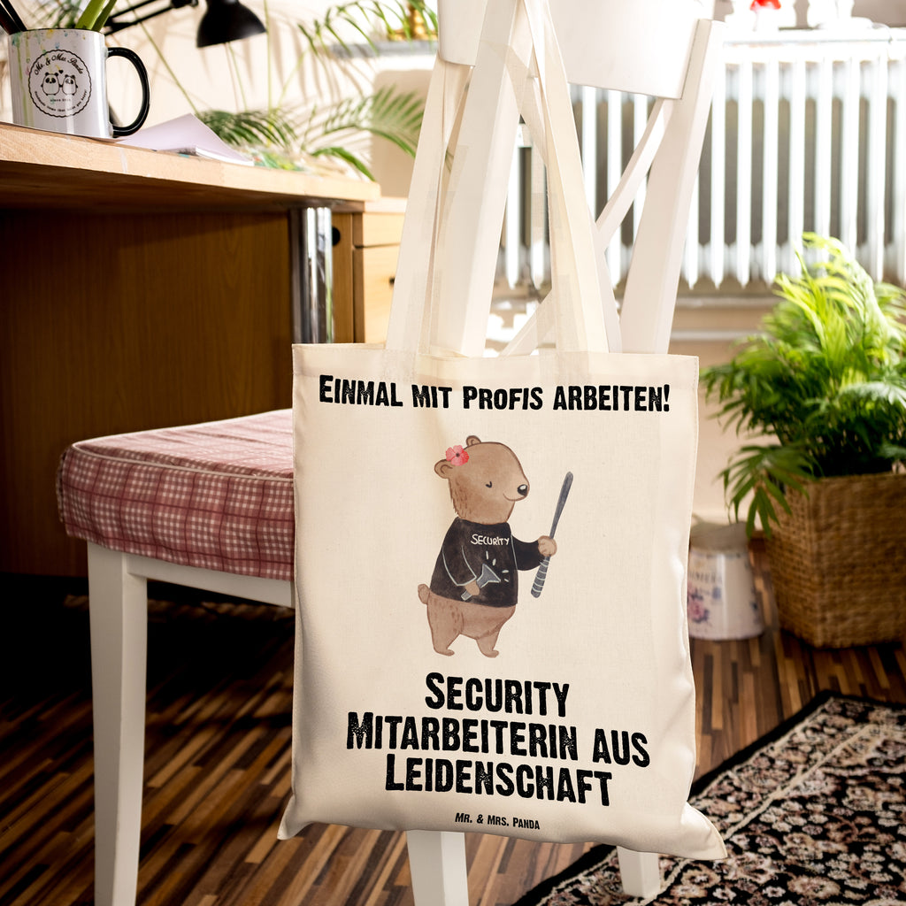 Tragetasche Security Mitarbeiterin Leidenschaft Beuteltasche, Beutel, Einkaufstasche, Jutebeutel, Stoffbeutel, Tasche, Shopper, Umhängetasche, Strandtasche, Schultertasche, Stofftasche, Tragetasche, Badetasche, Jutetasche, Einkaufstüte, Laptoptasche, Beruf, Ausbildung, Jubiläum, Abschied, Rente, Kollege, Kollegin, Geschenk, Schenken, Arbeitskollege, Mitarbeiter, Firma, Danke, Dankeschön