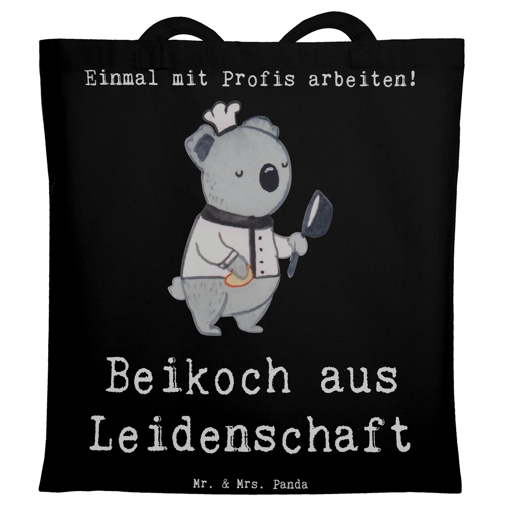 Tragetasche Beikoch aus Leidenschaft Beuteltasche, Beutel, Einkaufstasche, Jutebeutel, Stoffbeutel, Tasche, Shopper, Umhängetasche, Strandtasche, Schultertasche, Stofftasche, Tragetasche, Badetasche, Jutetasche, Einkaufstüte, Laptoptasche, Beruf, Ausbildung, Jubiläum, Abschied, Rente, Kollege, Kollegin, Geschenk, Schenken, Arbeitskollege, Mitarbeiter, Firma, Danke, Dankeschön, Beikoch, Spülhilfe, Hilfskoch, Jungkoch, Küchenhilfe, Gastronomie, Restaurant, Koch