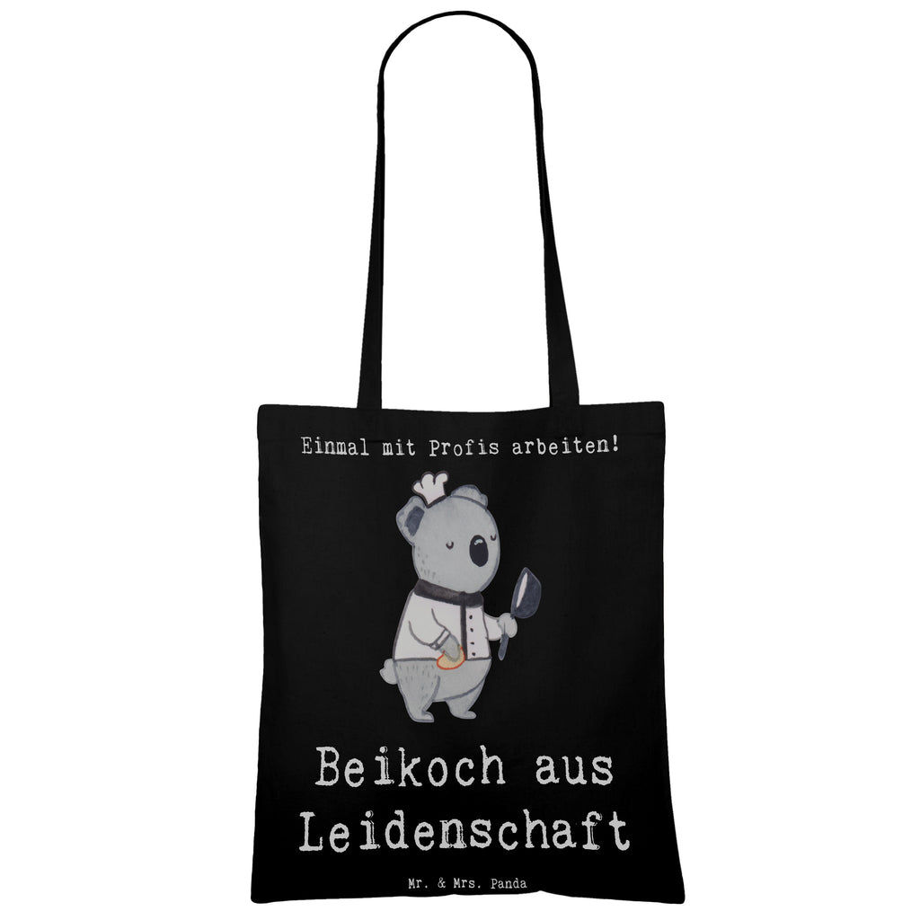 Tragetasche Beikoch aus Leidenschaft Beuteltasche, Beutel, Einkaufstasche, Jutebeutel, Stoffbeutel, Tasche, Shopper, Umhängetasche, Strandtasche, Schultertasche, Stofftasche, Tragetasche, Badetasche, Jutetasche, Einkaufstüte, Laptoptasche, Beruf, Ausbildung, Jubiläum, Abschied, Rente, Kollege, Kollegin, Geschenk, Schenken, Arbeitskollege, Mitarbeiter, Firma, Danke, Dankeschön, Beikoch, Spülhilfe, Hilfskoch, Jungkoch, Küchenhilfe, Gastronomie, Restaurant, Koch