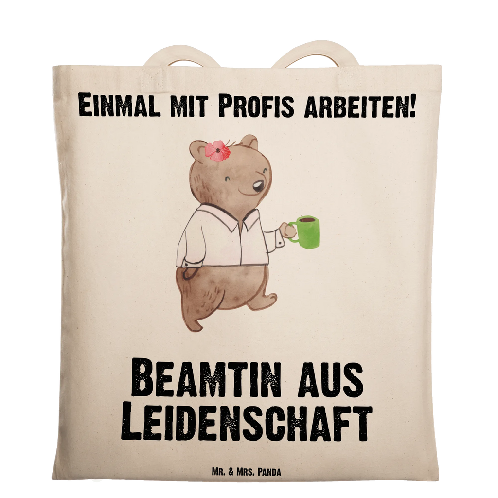 Tragetasche Beamtin aus Leidenschaft Beuteltasche, Beutel, Einkaufstasche, Jutebeutel, Stoffbeutel, Tasche, Shopper, Umhängetasche, Strandtasche, Schultertasche, Stofftasche, Tragetasche, Badetasche, Jutetasche, Einkaufstüte, Laptoptasche, Beruf, Ausbildung, Jubiläum, Abschied, Rente, Kollege, Kollegin, Geschenk, Schenken, Arbeitskollege, Mitarbeiter, Firma, Danke, Dankeschön, Beamte, Verbeamtung, Beamtentum, öffentlicher Dienst, Studium, Amt