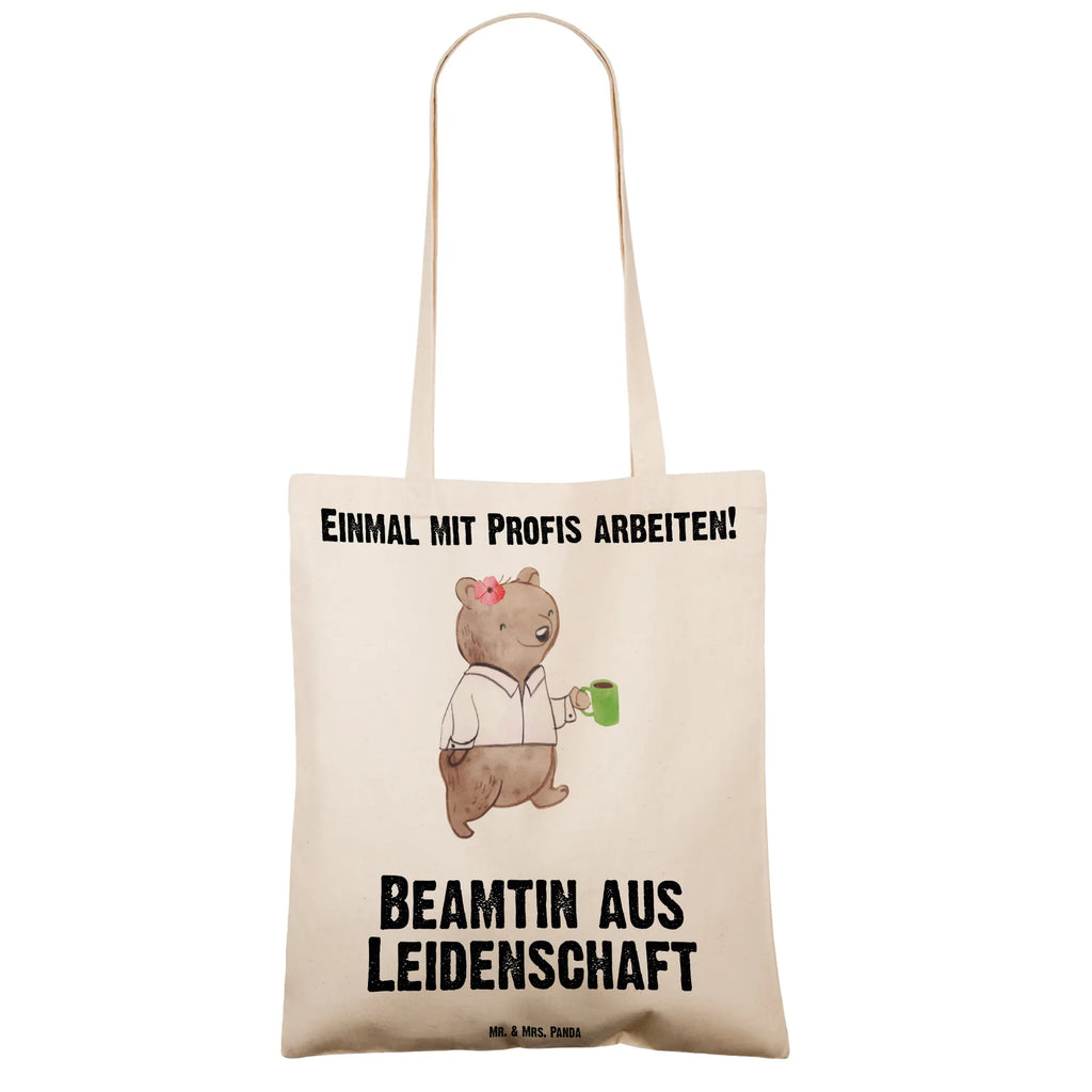 Tragetasche Beamtin aus Leidenschaft Beuteltasche, Beutel, Einkaufstasche, Jutebeutel, Stoffbeutel, Tasche, Shopper, Umhängetasche, Strandtasche, Schultertasche, Stofftasche, Tragetasche, Badetasche, Jutetasche, Einkaufstüte, Laptoptasche, Beruf, Ausbildung, Jubiläum, Abschied, Rente, Kollege, Kollegin, Geschenk, Schenken, Arbeitskollege, Mitarbeiter, Firma, Danke, Dankeschön, Beamte, Verbeamtung, Beamtentum, öffentlicher Dienst, Studium, Amt