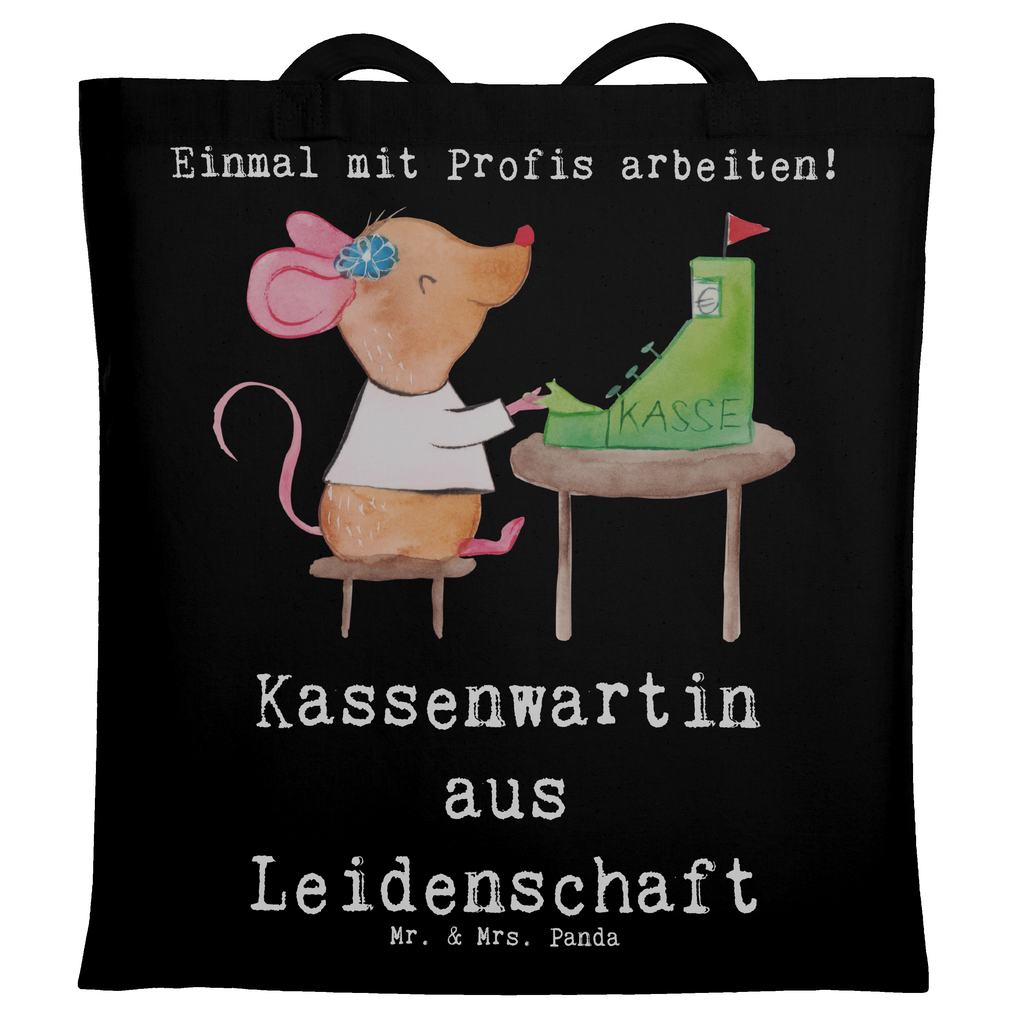 Tragetasche Kassenwartin aus Leidenschaft Beuteltasche, Beutel, Einkaufstasche, Jutebeutel, Stoffbeutel, Tasche, Shopper, Umhängetasche, Strandtasche, Schultertasche, Stofftasche, Tragetasche, Badetasche, Jutetasche, Einkaufstüte, Laptoptasche, Beruf, Ausbildung, Jubiläum, Abschied, Rente, Kollege, Kollegin, Geschenk, Schenken, Arbeitskollege, Mitarbeiter, Firma, Danke, Dankeschön, Kassenwartin, Schatzmeisterin, Verein