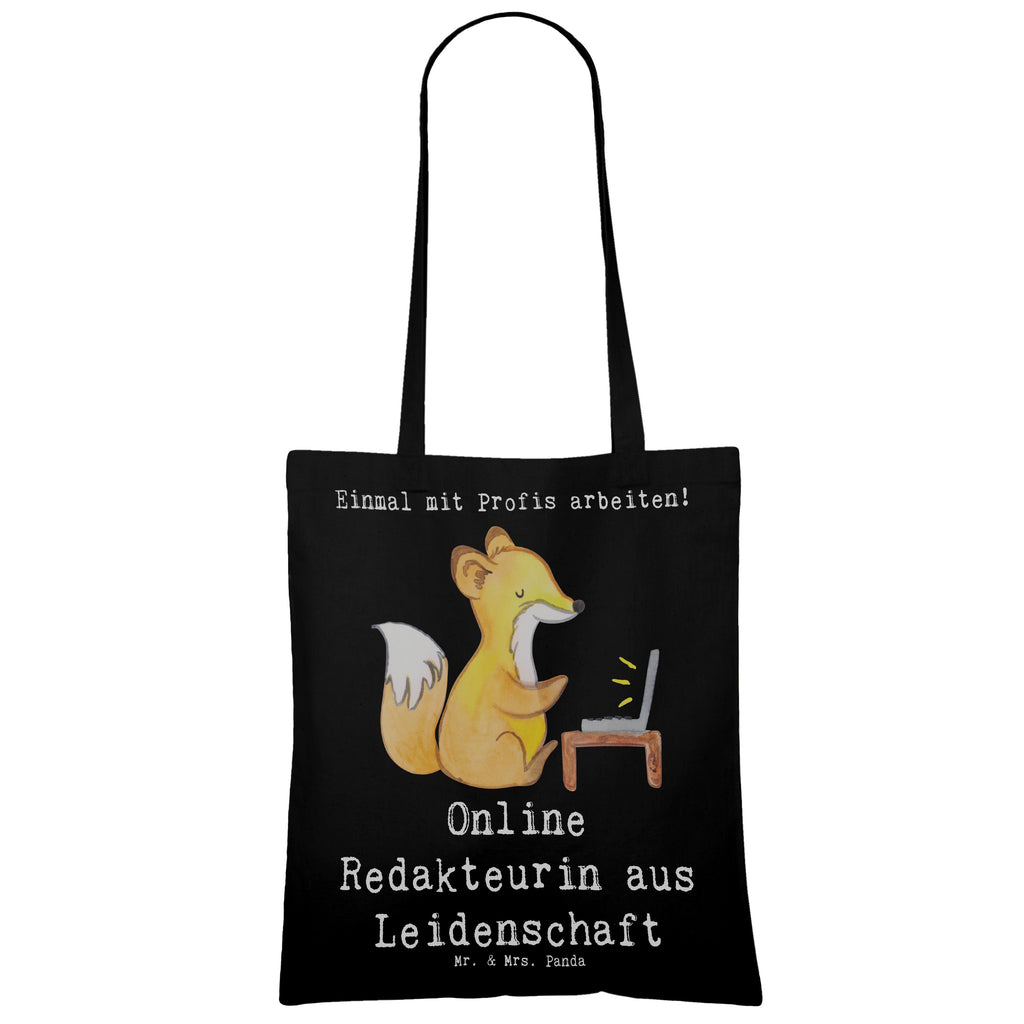 Tragetasche Online Redakteurin aus Leidenschaft Beuteltasche, Beutel, Einkaufstasche, Jutebeutel, Stoffbeutel, Tasche, Shopper, Umhängetasche, Strandtasche, Schultertasche, Stofftasche, Tragetasche, Badetasche, Jutetasche, Einkaufstüte, Laptoptasche, Beruf, Ausbildung, Jubiläum, Abschied, Rente, Kollege, Kollegin, Geschenk, Schenken, Arbeitskollege, Mitarbeiter, Firma, Danke, Dankeschön