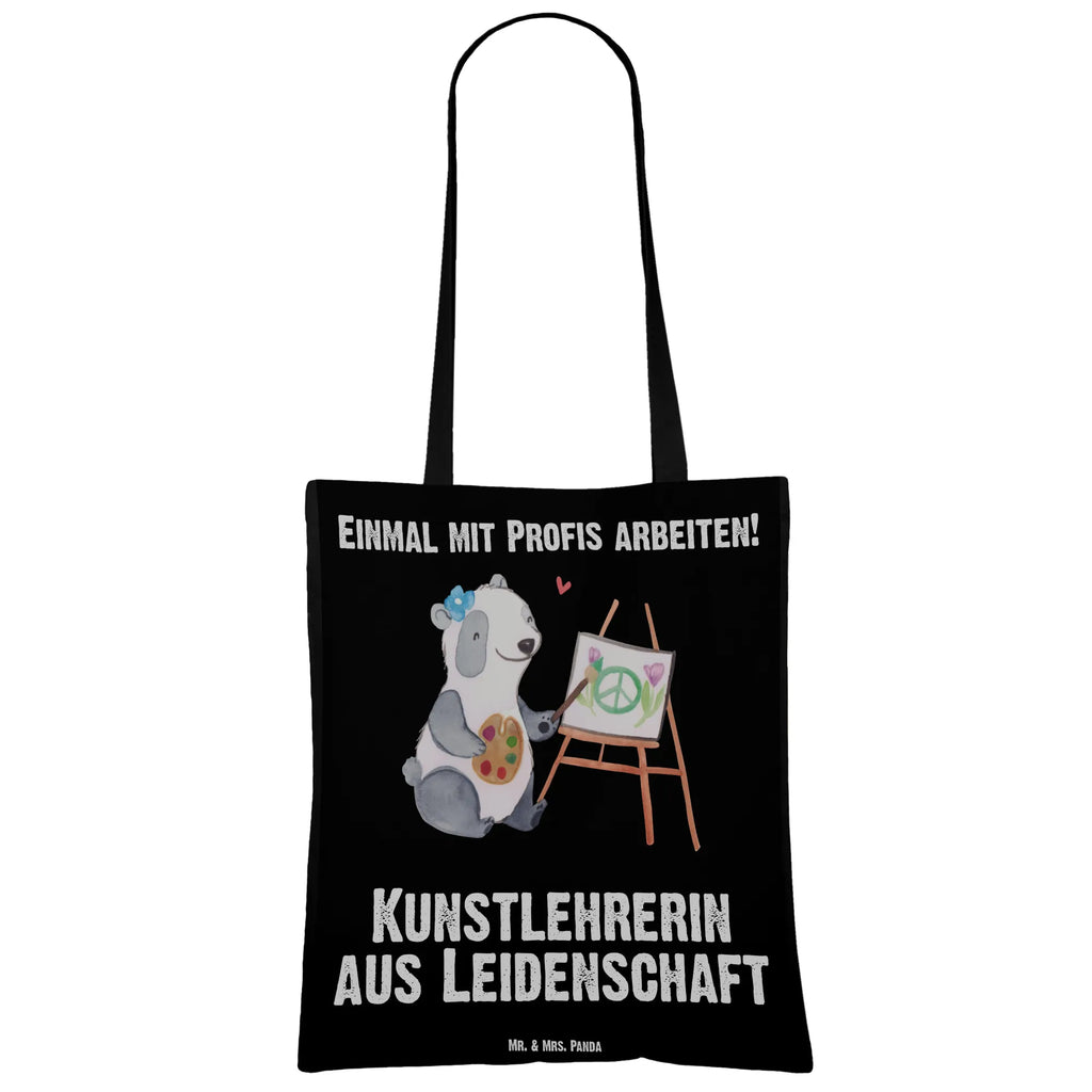 Tragetasche Kunstlehrerin aus Leidenschaft Beuteltasche, Beutel, Einkaufstasche, Jutebeutel, Stoffbeutel, Tasche, Shopper, Umhängetasche, Strandtasche, Schultertasche, Stofftasche, Tragetasche, Badetasche, Jutetasche, Einkaufstüte, Laptoptasche, Beruf, Ausbildung, Jubiläum, Abschied, Rente, Kollege, Kollegin, Geschenk, Schenken, Arbeitskollege, Mitarbeiter, Firma, Danke, Dankeschön, Kunstlehrerin, Kunstunterricht, Kunstschule