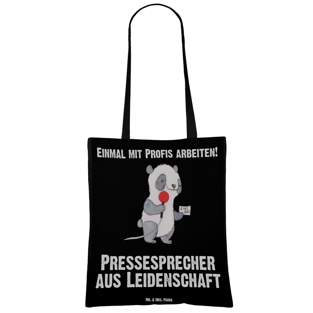 Tragetasche Pressesprecher aus Leidenschaft Beuteltasche, Beutel, Einkaufstasche, Jutebeutel, Stoffbeutel, Tasche, Shopper, Umhängetasche, Strandtasche, Schultertasche, Stofftasche, Tragetasche, Badetasche, Jutetasche, Einkaufstüte, Laptoptasche, Beruf, Ausbildung, Jubiläum, Abschied, Rente, Kollege, Kollegin, Geschenk, Schenken, Arbeitskollege, Mitarbeiter, Firma, Danke, Dankeschön