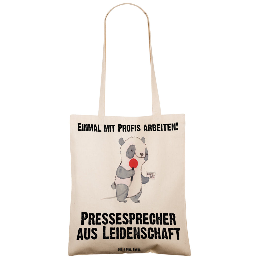 Tragetasche Pressesprecher aus Leidenschaft Beuteltasche, Beutel, Einkaufstasche, Jutebeutel, Stoffbeutel, Tasche, Shopper, Umhängetasche, Strandtasche, Schultertasche, Stofftasche, Tragetasche, Badetasche, Jutetasche, Einkaufstüte, Laptoptasche, Beruf, Ausbildung, Jubiläum, Abschied, Rente, Kollege, Kollegin, Geschenk, Schenken, Arbeitskollege, Mitarbeiter, Firma, Danke, Dankeschön