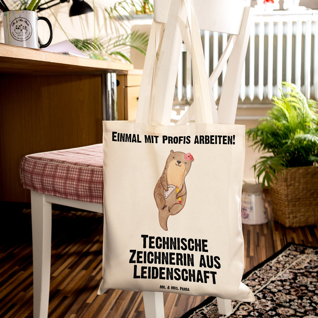 Tragetasche Technische Zeichnerin aus Leidenschaft Beuteltasche, Beutel, Einkaufstasche, Jutebeutel, Stoffbeutel, Tasche, Shopper, Umhängetasche, Strandtasche, Schultertasche, Stofftasche, Tragetasche, Badetasche, Jutetasche, Einkaufstüte, Laptoptasche, Beruf, Ausbildung, Jubiläum, Abschied, Rente, Kollege, Kollegin, Geschenk, Schenken, Arbeitskollege, Mitarbeiter, Firma, Danke, Dankeschön