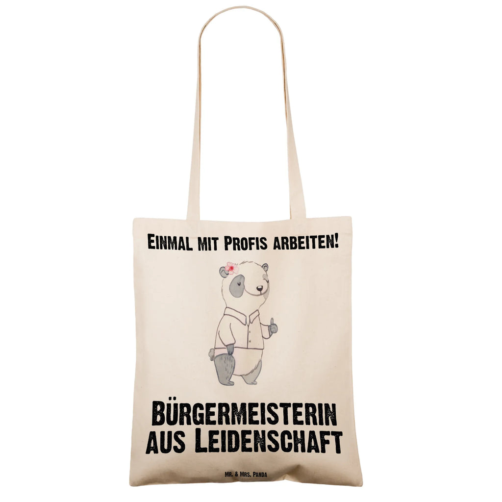 Tragetasche Bürgermeisterin aus Leidenschaft Beuteltasche, Beutel, Einkaufstasche, Jutebeutel, Stoffbeutel, Tasche, Shopper, Umhängetasche, Strandtasche, Schultertasche, Stofftasche, Tragetasche, Badetasche, Jutetasche, Einkaufstüte, Laptoptasche, Beruf, Ausbildung, Jubiläum, Abschied, Rente, Kollege, Kollegin, Geschenk, Schenken, Arbeitskollege, Mitarbeiter, Firma, Danke, Dankeschön, Bürgermeisterin Geschenk zum Amtsantritt, Amtseinführung, Bürgermeisterwahl, Stadt, Gemeinde, Wahlen, Oberbürgermeisterin, Rathaus