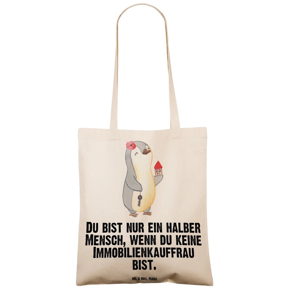 Tragetasche Immobilienkauffrau mit Herz Beuteltasche, Beutel, Einkaufstasche, Jutebeutel, Stoffbeutel, Tasche, Shopper, Umhängetasche, Strandtasche, Schultertasche, Stofftasche, Tragetasche, Badetasche, Jutetasche, Einkaufstüte, Laptoptasche, Beruf, Ausbildung, Jubiläum, Abschied, Rente, Kollege, Kollegin, Geschenk, Schenken, Arbeitskollege, Mitarbeiter, Firma, Danke, Dankeschön, Immobilienmaklerin, Immobilienhändlerin, Immobilienkauffrau, Immobilienbüro