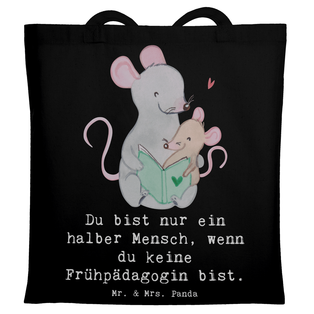 Tragetasche Frühpädagogin mit Herz Beuteltasche, Beutel, Einkaufstasche, Jutebeutel, Stoffbeutel, Tasche, Shopper, Umhängetasche, Strandtasche, Schultertasche, Stofftasche, Tragetasche, Badetasche, Jutetasche, Einkaufstüte, Laptoptasche, Beruf, Ausbildung, Jubiläum, Abschied, Rente, Kollege, Kollegin, Geschenk, Schenken, Arbeitskollege, Mitarbeiter, Firma, Danke, Dankeschön, Frühpädagogin, Frühpädagogik, Studium