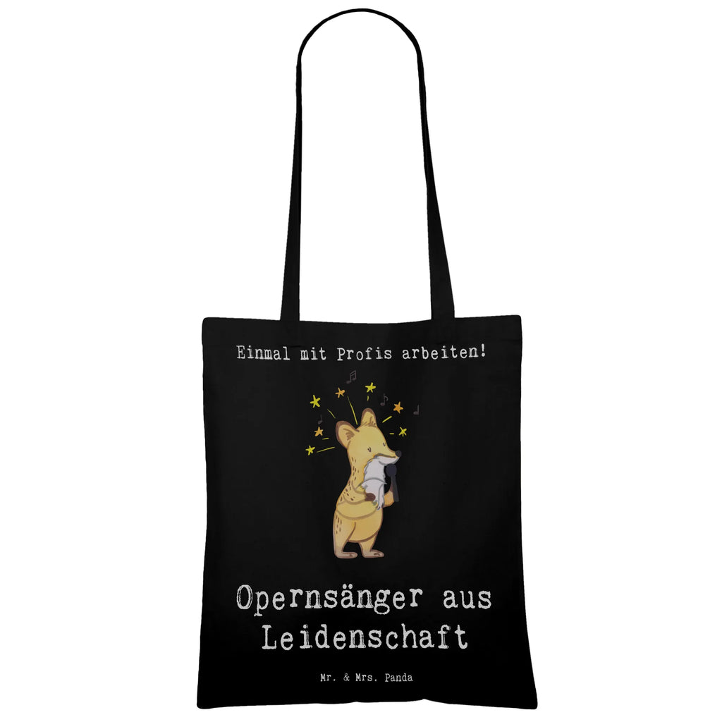 Tragetasche Opernsänger aus Leidenschaft Beuteltasche, Beutel, Einkaufstasche, Jutebeutel, Stoffbeutel, Tasche, Shopper, Umhängetasche, Strandtasche, Schultertasche, Stofftasche, Tragetasche, Badetasche, Jutetasche, Einkaufstüte, Laptoptasche, Beruf, Ausbildung, Jubiläum, Abschied, Rente, Kollege, Kollegin, Geschenk, Schenken, Arbeitskollege, Mitarbeiter, Firma, Danke, Dankeschön