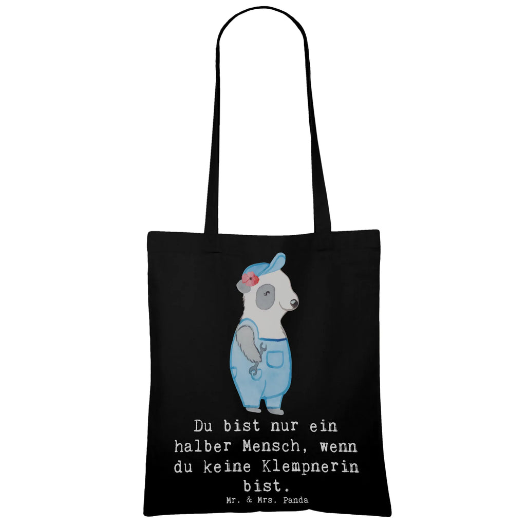 Tragetasche Klempnerin mit Herz Beuteltasche, Beutel, Einkaufstasche, Jutebeutel, Stoffbeutel, Tasche, Shopper, Umhängetasche, Strandtasche, Schultertasche, Stofftasche, Tragetasche, Badetasche, Jutetasche, Einkaufstüte, Laptoptasche, Beruf, Ausbildung, Jubiläum, Abschied, Rente, Kollege, Kollegin, Geschenk, Schenken, Arbeitskollege, Mitarbeiter, Firma, Danke, Dankeschön, Klempnerin, Handwerkerin, Installateurin, Meisterin, Gesellenprüfung, Fachbetrieb, Bauklempnerin, Sanitärinstallationen