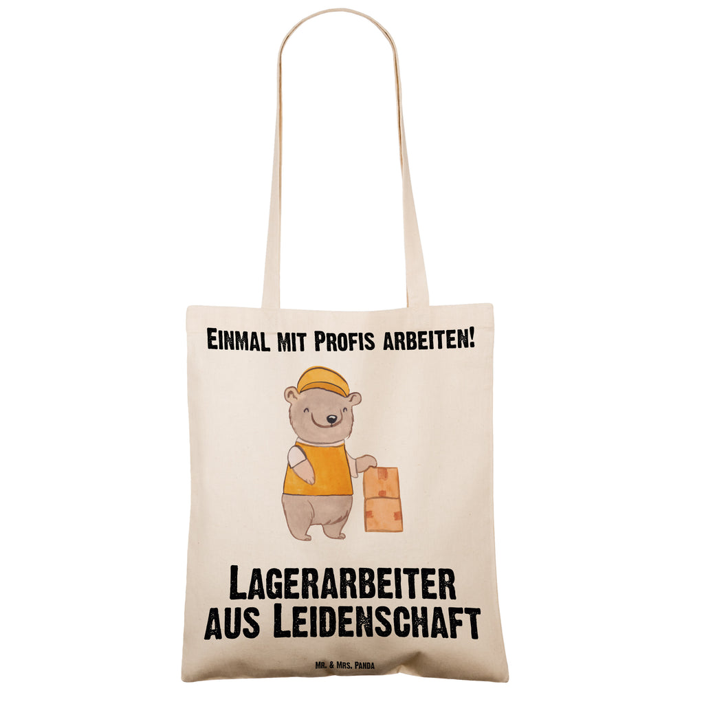 Tragetasche Lagerarbeiter aus Leidenschaft Beuteltasche, Beutel, Einkaufstasche, Jutebeutel, Stoffbeutel, Tasche, Shopper, Umhängetasche, Strandtasche, Schultertasche, Stofftasche, Tragetasche, Badetasche, Jutetasche, Einkaufstüte, Laptoptasche, Beruf, Ausbildung, Jubiläum, Abschied, Rente, Kollege, Kollegin, Geschenk, Schenken, Arbeitskollege, Mitarbeiter, Firma, Danke, Dankeschön, Lagerarbeiter, Fachlagerist, Lagerist, Lagerverwalter