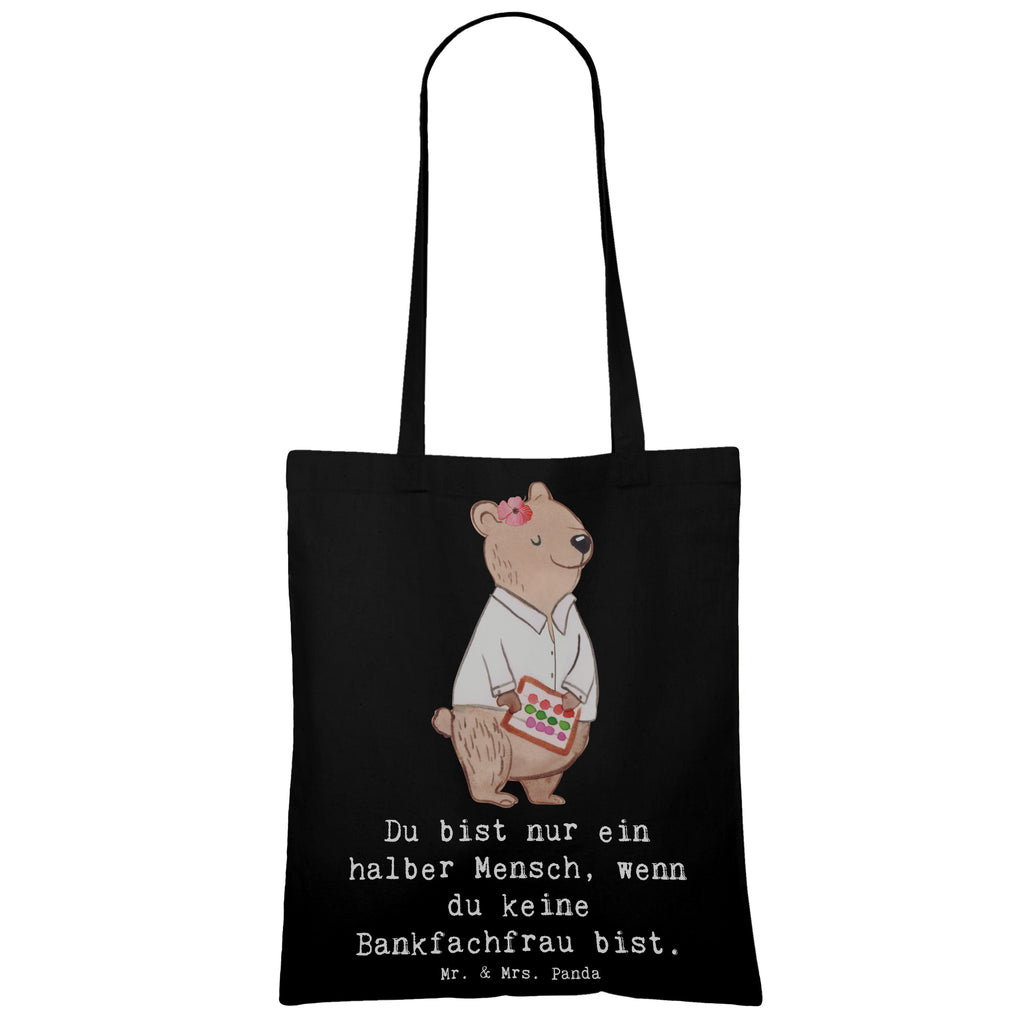 Tragetasche Bankfachfrau mit Herz Beuteltasche, Beutel, Einkaufstasche, Jutebeutel, Stoffbeutel, Tasche, Shopper, Umhängetasche, Strandtasche, Schultertasche, Stofftasche, Tragetasche, Badetasche, Jutetasche, Einkaufstüte, Laptoptasche, Beruf, Ausbildung, Jubiläum, Abschied, Rente, Kollege, Kollegin, Geschenk, Schenken, Arbeitskollege, Mitarbeiter, Firma, Danke, Dankeschön, Bankfachfrau, Bankangestellte, Bänkerin, Bankberaterin