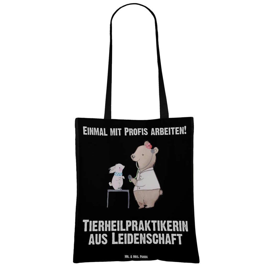 Tragetasche Tierheilpraktikerin aus Leidenschaft Beuteltasche, Beutel, Einkaufstasche, Jutebeutel, Stoffbeutel, Tasche, Shopper, Umhängetasche, Strandtasche, Schultertasche, Stofftasche, Tragetasche, Badetasche, Jutetasche, Einkaufstüte, Laptoptasche, Beruf, Ausbildung, Jubiläum, Abschied, Rente, Kollege, Kollegin, Geschenk, Schenken, Arbeitskollege, Mitarbeiter, Firma, Danke, Dankeschön