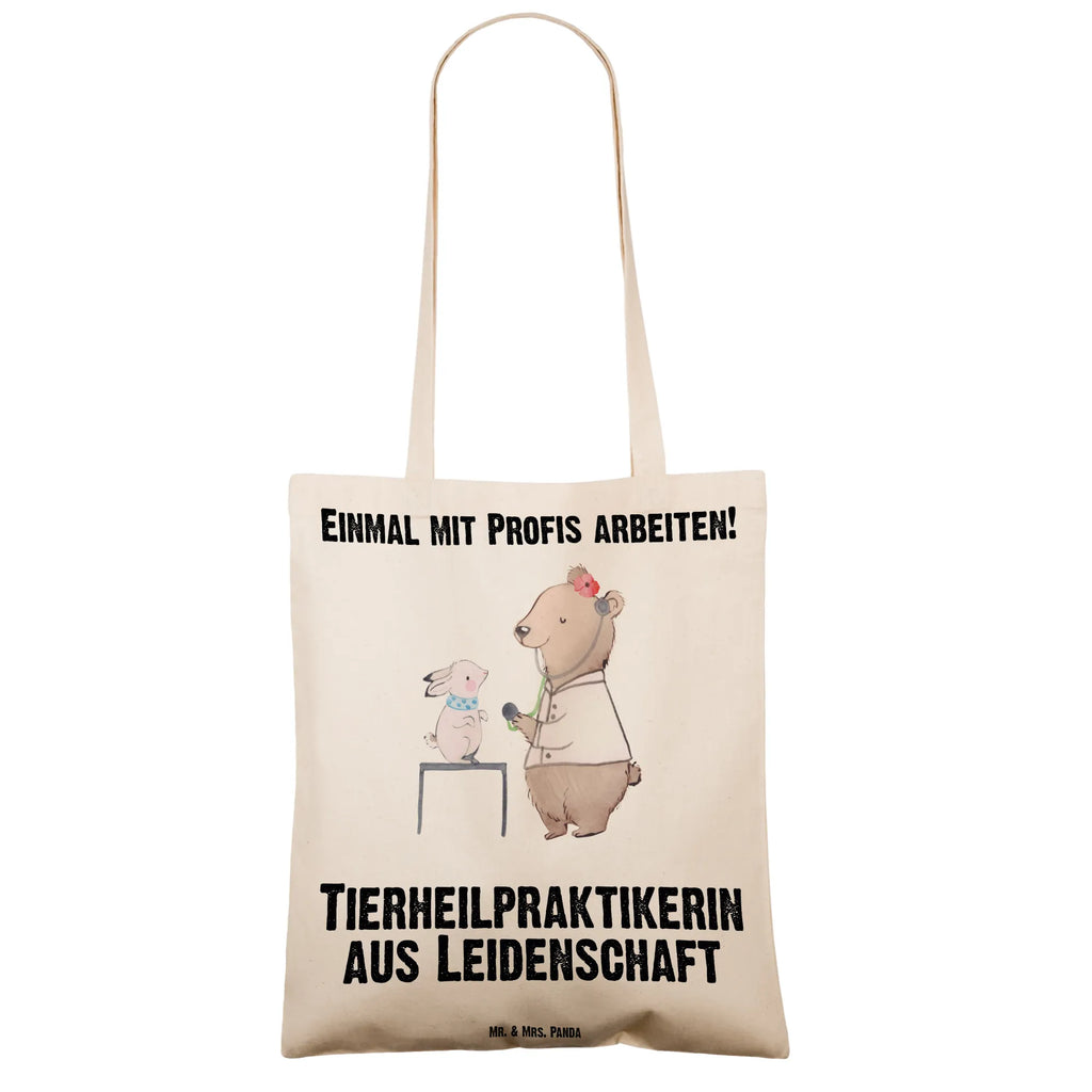 Tragetasche Tierheilpraktikerin aus Leidenschaft Beuteltasche, Beutel, Einkaufstasche, Jutebeutel, Stoffbeutel, Tasche, Shopper, Umhängetasche, Strandtasche, Schultertasche, Stofftasche, Tragetasche, Badetasche, Jutetasche, Einkaufstüte, Laptoptasche, Beruf, Ausbildung, Jubiläum, Abschied, Rente, Kollege, Kollegin, Geschenk, Schenken, Arbeitskollege, Mitarbeiter, Firma, Danke, Dankeschön