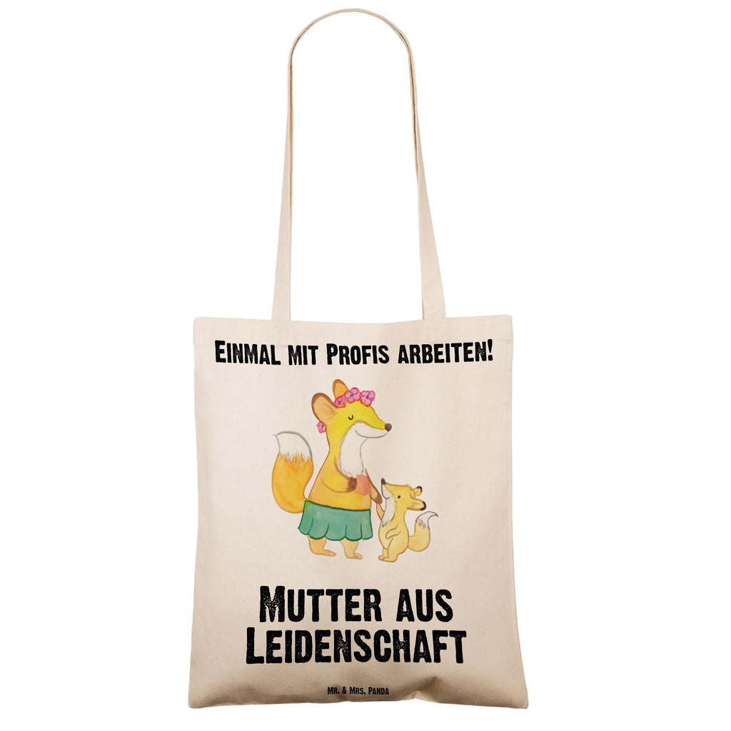 Tragetasche Mutter aus Leidenschaft Beuteltasche, Beutel, Einkaufstasche, Jutebeutel, Stoffbeutel, Tasche, Shopper, Umhängetasche, Strandtasche, Schultertasche, Stofftasche, Tragetasche, Badetasche, Jutetasche, Einkaufstüte, Laptoptasche, Beruf, Ausbildung, Jubiläum, Abschied, Rente, Kollege, Kollegin, Geschenk, Schenken, Arbeitskollege, Mitarbeiter, Firma, Danke, Dankeschön