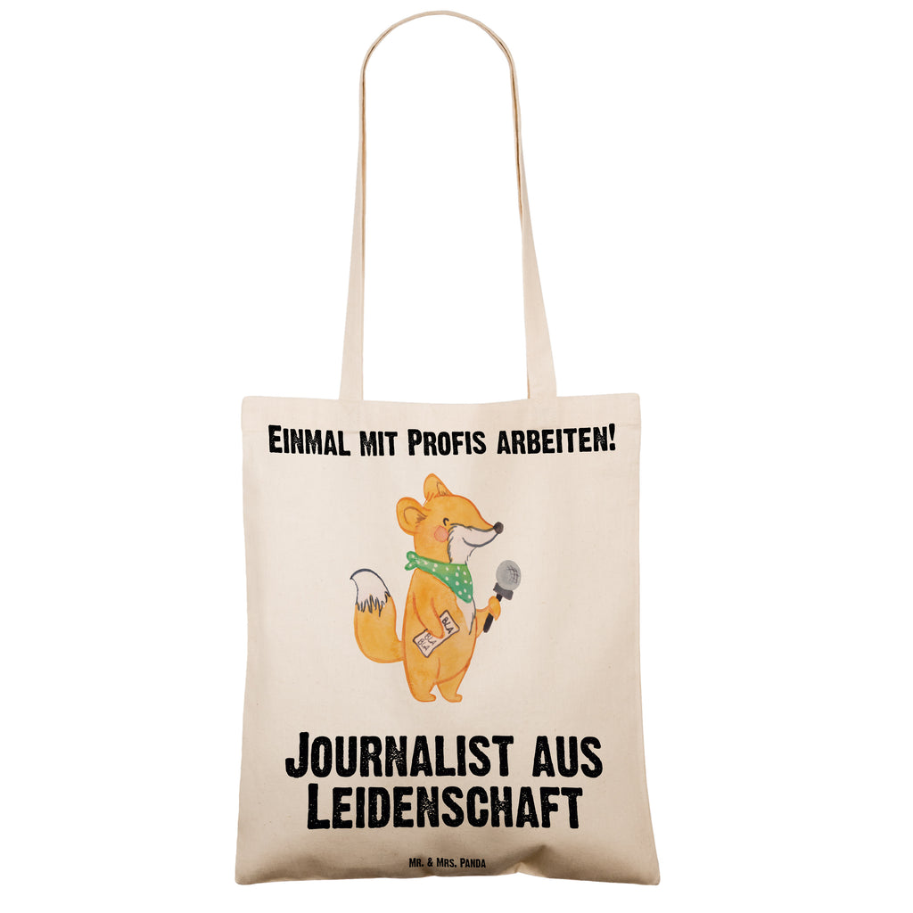 Tragetasche Journalist aus Leidenschaft Beuteltasche, Beutel, Einkaufstasche, Jutebeutel, Stoffbeutel, Tasche, Shopper, Umhängetasche, Strandtasche, Schultertasche, Stofftasche, Tragetasche, Badetasche, Jutetasche, Einkaufstüte, Laptoptasche, Beruf, Ausbildung, Jubiläum, Abschied, Rente, Kollege, Kollegin, Geschenk, Schenken, Arbeitskollege, Mitarbeiter, Firma, Danke, Dankeschön, Journalist, Reporter, Redakteur, Pressebüro, Studium