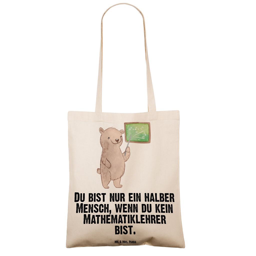 Tragetasche Mathematiklehrer mit Herz Beuteltasche, Beutel, Einkaufstasche, Jutebeutel, Stoffbeutel, Tasche, Shopper, Umhängetasche, Strandtasche, Schultertasche, Stofftasche, Tragetasche, Badetasche, Jutetasche, Einkaufstüte, Laptoptasche, Beruf, Ausbildung, Jubiläum, Abschied, Rente, Kollege, Kollegin, Geschenk, Schenken, Arbeitskollege, Mitarbeiter, Firma, Danke, Dankeschön, Mathematiklehrer, Lehramtstudent, Referendariat, Mathelehrer, Matheunterricht, Mathe, Lehrer