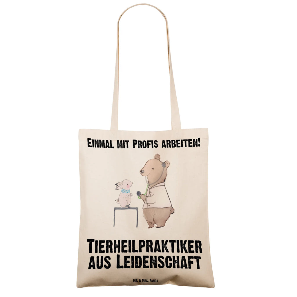 Tragetasche Tierheilpraktiker aus Leidenschaft Beuteltasche, Beutel, Einkaufstasche, Jutebeutel, Stoffbeutel, Tasche, Shopper, Umhängetasche, Strandtasche, Schultertasche, Stofftasche, Tragetasche, Badetasche, Jutetasche, Einkaufstüte, Laptoptasche, Beruf, Ausbildung, Jubiläum, Abschied, Rente, Kollege, Kollegin, Geschenk, Schenken, Arbeitskollege, Mitarbeiter, Firma, Danke, Dankeschön