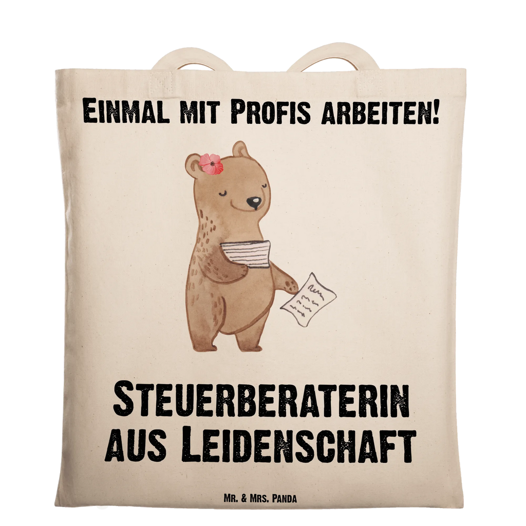 Tragetasche Steuerberaterin aus Leidenschaft Beuteltasche, Beutel, Einkaufstasche, Jutebeutel, Stoffbeutel, Tasche, Shopper, Umhängetasche, Strandtasche, Schultertasche, Stofftasche, Tragetasche, Badetasche, Jutetasche, Einkaufstüte, Laptoptasche, Beruf, Ausbildung, Jubiläum, Abschied, Rente, Kollege, Kollegin, Geschenk, Schenken, Arbeitskollege, Mitarbeiter, Firma, Danke, Dankeschön