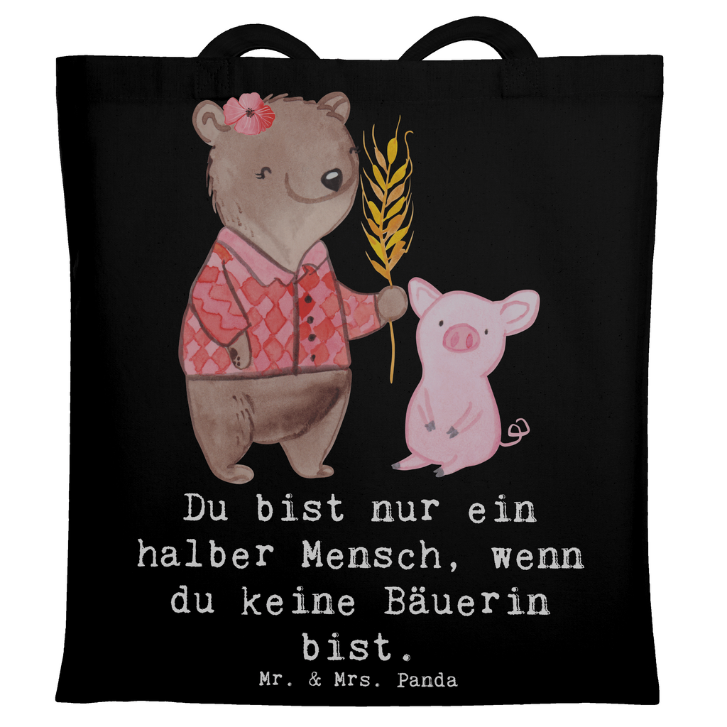 Tragetasche Bäuerin mit Herz Beuteltasche, Beutel, Einkaufstasche, Jutebeutel, Stoffbeutel, Tasche, Shopper, Umhängetasche, Strandtasche, Schultertasche, Stofftasche, Tragetasche, Badetasche, Jutetasche, Einkaufstüte, Laptoptasche, Beruf, Ausbildung, Jubiläum, Abschied, Rente, Kollege, Kollegin, Geschenk, Schenken, Arbeitskollege, Mitarbeiter, Firma, Danke, Dankeschön, Landwirtin, Bäuerin, Tierwirtin, Agronomin, Farmerin, Bauernhof