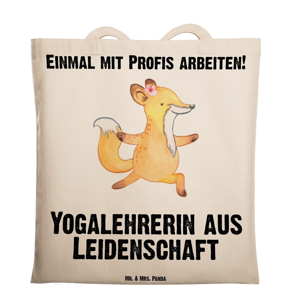 Tragetasche Yogalehrerin aus Leidenschaft Beuteltasche, Beutel, Einkaufstasche, Jutebeutel, Stoffbeutel, Tasche, Shopper, Umhängetasche, Strandtasche, Schultertasche, Stofftasche, Tragetasche, Badetasche, Jutetasche, Einkaufstüte, Laptoptasche, Beruf, Ausbildung, Jubiläum, Abschied, Rente, Kollege, Kollegin, Geschenk, Schenken, Arbeitskollege, Mitarbeiter, Firma, Danke, Dankeschön