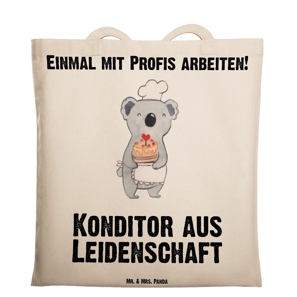 Tragetasche Konditor aus Leidenschaft Beuteltasche, Beutel, Einkaufstasche, Jutebeutel, Stoffbeutel, Tasche, Shopper, Umhängetasche, Strandtasche, Schultertasche, Stofftasche, Tragetasche, Badetasche, Jutetasche, Einkaufstüte, Laptoptasche, Beruf, Ausbildung, Jubiläum, Abschied, Rente, Kollege, Kollegin, Geschenk, Schenken, Arbeitskollege, Mitarbeiter, Firma, Danke, Dankeschön, Konditor, Kuchenbäcker, Patissier, Confiseur, Bäcker