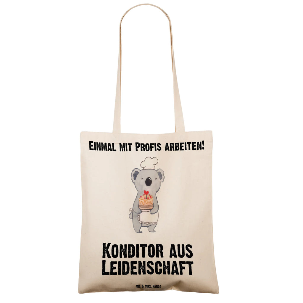 Tragetasche Konditor aus Leidenschaft Beuteltasche, Beutel, Einkaufstasche, Jutebeutel, Stoffbeutel, Tasche, Shopper, Umhängetasche, Strandtasche, Schultertasche, Stofftasche, Tragetasche, Badetasche, Jutetasche, Einkaufstüte, Laptoptasche, Beruf, Ausbildung, Jubiläum, Abschied, Rente, Kollege, Kollegin, Geschenk, Schenken, Arbeitskollege, Mitarbeiter, Firma, Danke, Dankeschön, Konditor, Kuchenbäcker, Patissier, Confiseur, Bäcker