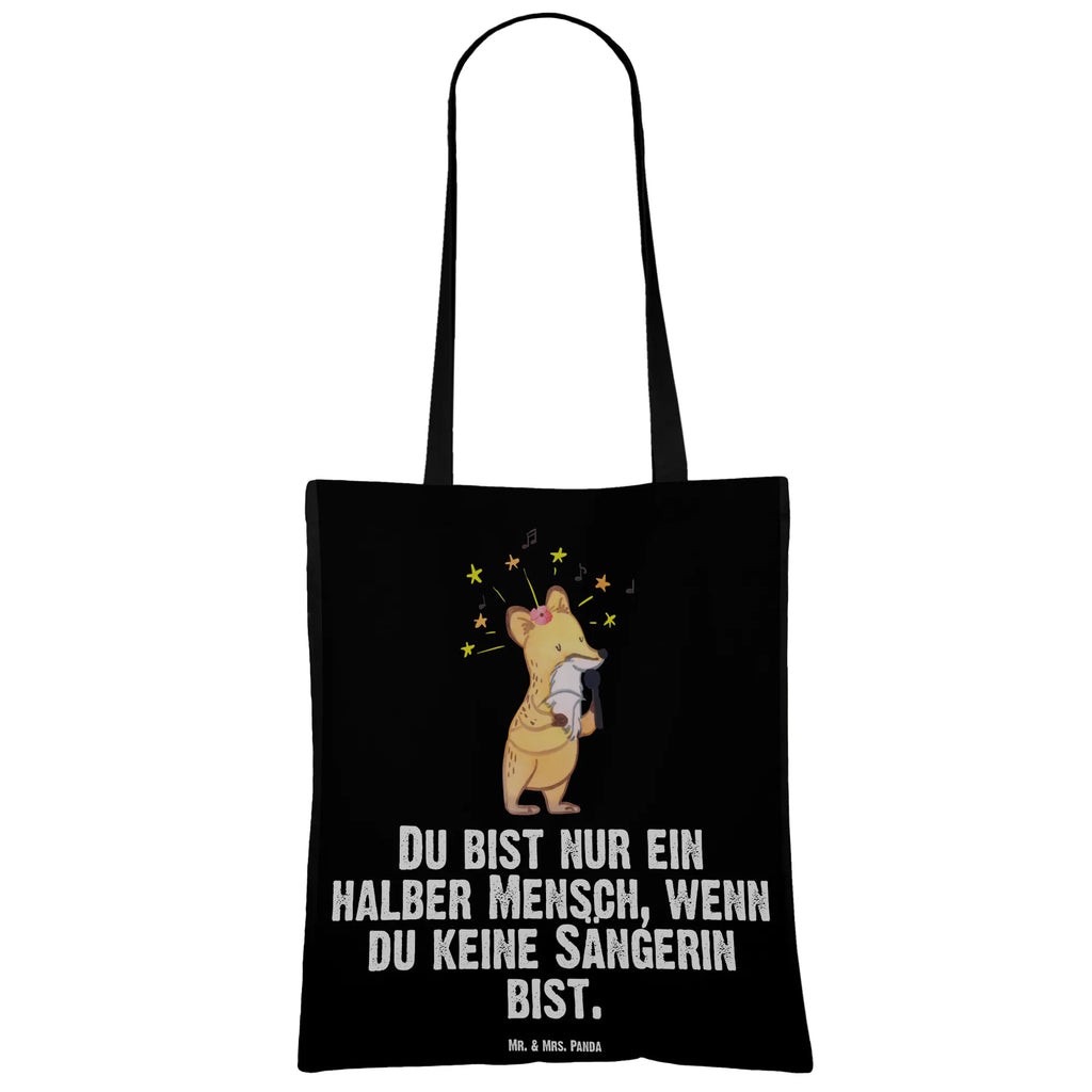 Tragetasche Sängerin mit Herz Beuteltasche, Beutel, Einkaufstasche, Jutebeutel, Stoffbeutel, Tasche, Shopper, Umhängetasche, Strandtasche, Schultertasche, Stofftasche, Tragetasche, Badetasche, Jutetasche, Einkaufstüte, Laptoptasche, Beruf, Ausbildung, Jubiläum, Abschied, Rente, Kollege, Kollegin, Geschenk, Schenken, Arbeitskollege, Mitarbeiter, Firma, Danke, Dankeschön