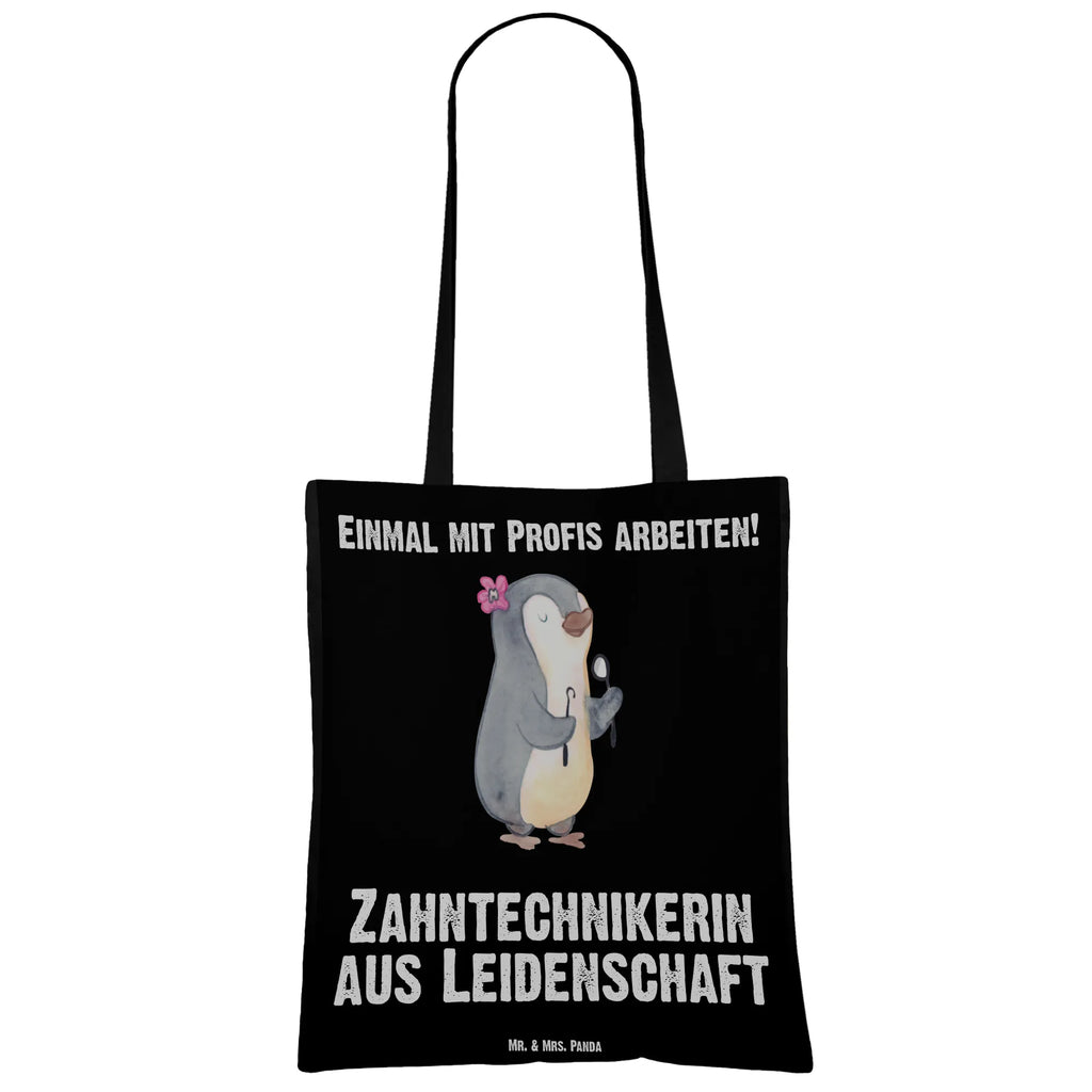 Tragetasche Zahntechnikerin aus Leidenschaft Beuteltasche, Beutel, Einkaufstasche, Jutebeutel, Stoffbeutel, Tasche, Shopper, Umhängetasche, Strandtasche, Schultertasche, Stofftasche, Tragetasche, Badetasche, Jutetasche, Einkaufstüte, Laptoptasche, Beruf, Ausbildung, Jubiläum, Abschied, Rente, Kollege, Kollegin, Geschenk, Schenken, Arbeitskollege, Mitarbeiter, Firma, Danke, Dankeschön