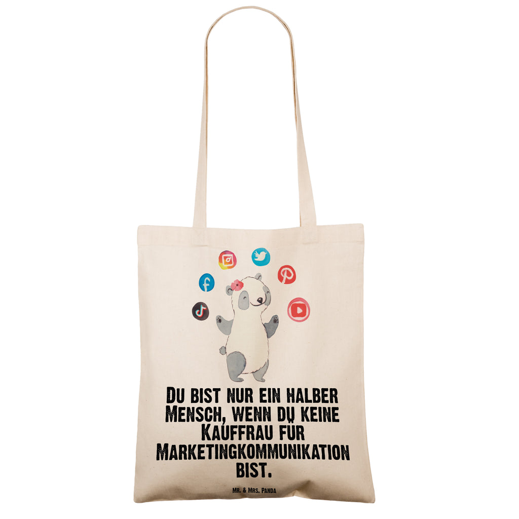 Tragetasche Kauffrau für Marketingkommunikation Herz Beuteltasche, Beutel, Einkaufstasche, Jutebeutel, Stoffbeutel, Tasche, Shopper, Umhängetasche, Strandtasche, Schultertasche, Stofftasche, Tragetasche, Badetasche, Jutetasche, Einkaufstüte, Laptoptasche, Beruf, Ausbildung, Jubiläum, Abschied, Rente, Kollege, Kollegin, Geschenk, Schenken, Arbeitskollege, Mitarbeiter, Firma, Danke, Dankeschön