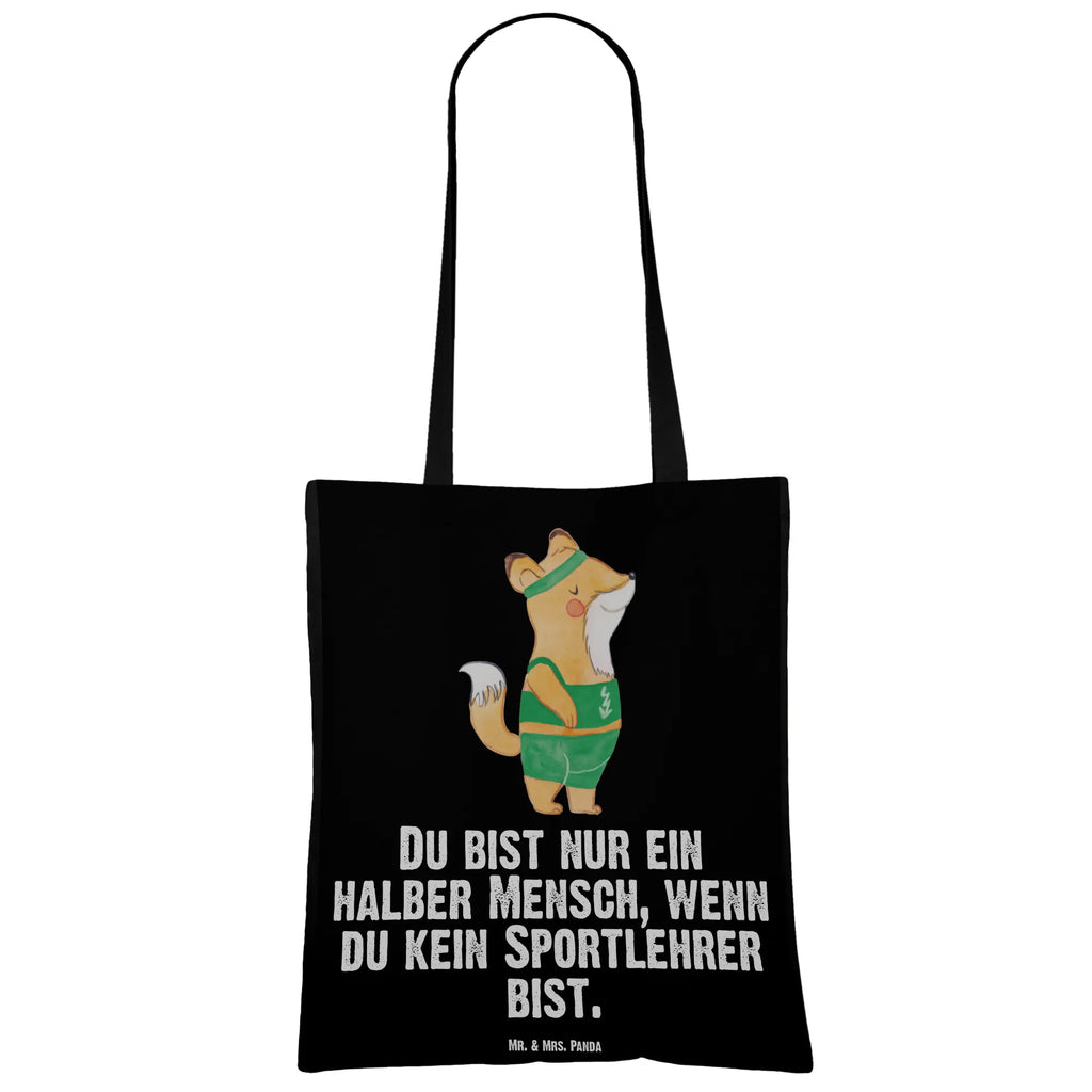 Tragetasche Sportlehrer mit Herz Beuteltasche, Beutel, Einkaufstasche, Jutebeutel, Stoffbeutel, Tasche, Shopper, Umhängetasche, Strandtasche, Schultertasche, Stofftasche, Tragetasche, Badetasche, Jutetasche, Einkaufstüte, Laptoptasche, Beruf, Ausbildung, Jubiläum, Abschied, Rente, Kollege, Kollegin, Geschenk, Schenken, Arbeitskollege, Mitarbeiter, Firma, Danke, Dankeschön