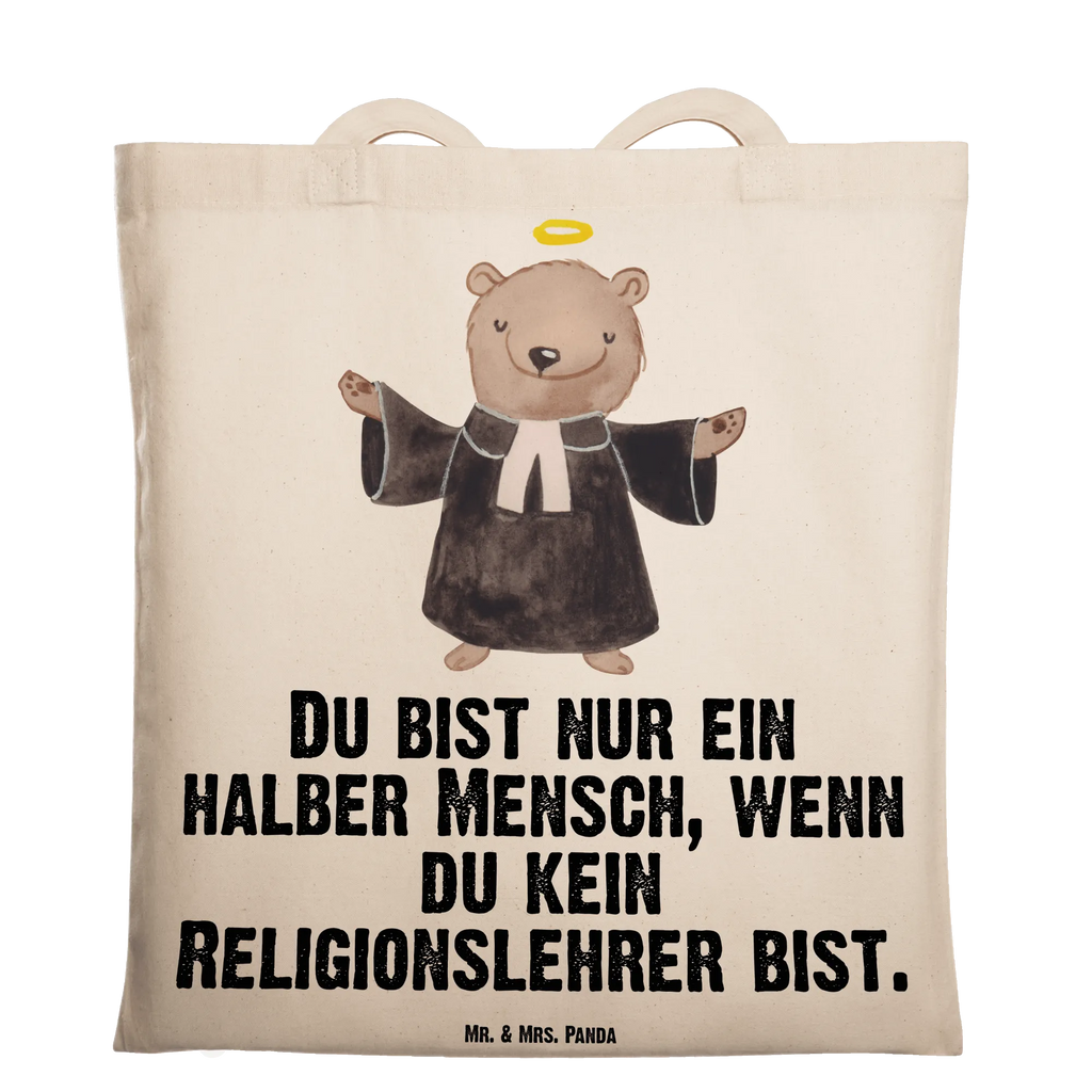 Tragetasche Religionslehrer mit Herz Beuteltasche, Beutel, Einkaufstasche, Jutebeutel, Stoffbeutel, Tasche, Shopper, Umhängetasche, Strandtasche, Schultertasche, Stofftasche, Tragetasche, Badetasche, Jutetasche, Einkaufstüte, Laptoptasche, Beruf, Ausbildung, Jubiläum, Abschied, Rente, Kollege, Kollegin, Geschenk, Schenken, Arbeitskollege, Mitarbeiter, Firma, Danke, Dankeschön, Religionslehrer, Reli Lehrer, Schule, Grundschule