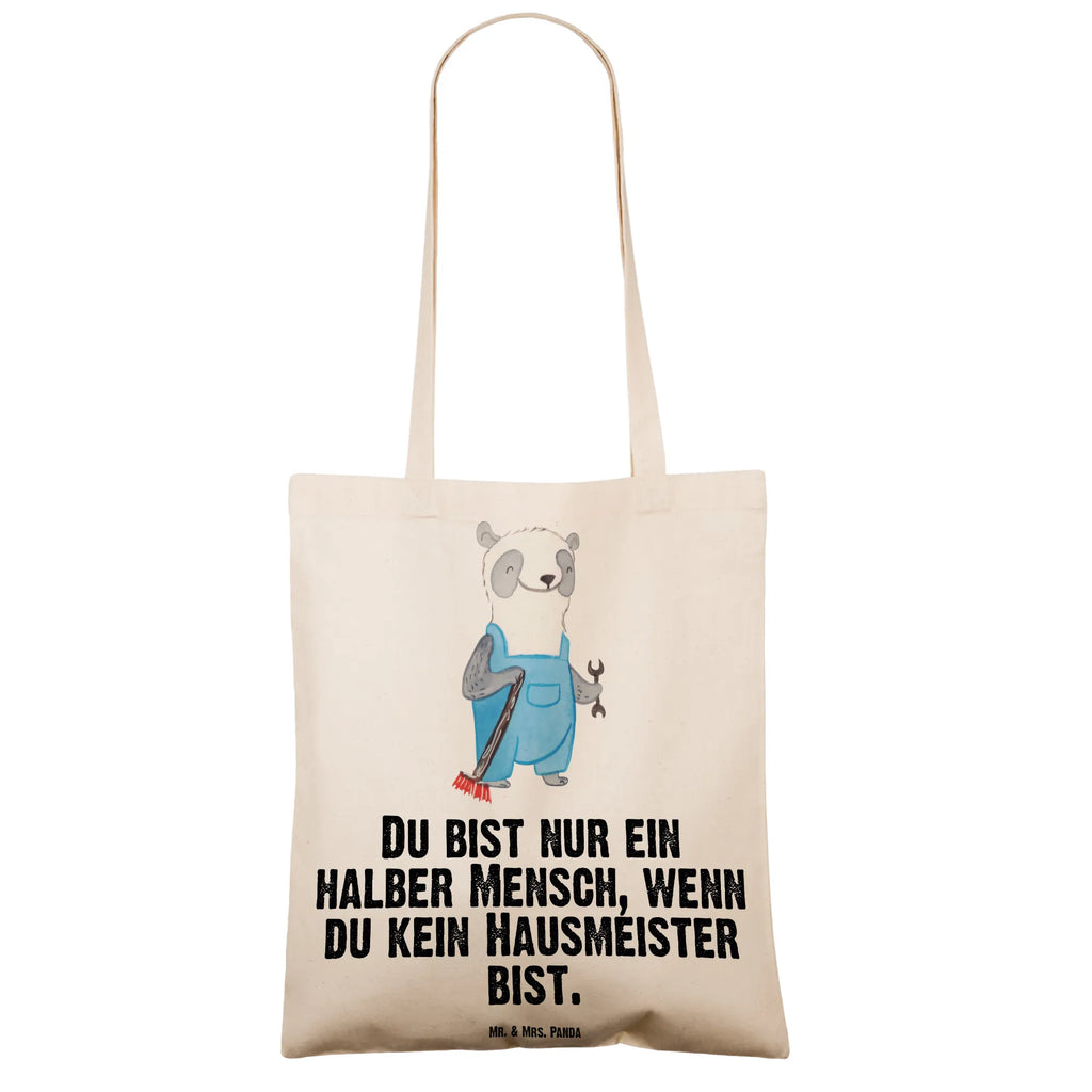 Tragetasche Hausmeister mit Herz Beuteltasche, Beutel, Einkaufstasche, Jutebeutel, Stoffbeutel, Tasche, Shopper, Umhängetasche, Strandtasche, Schultertasche, Stofftasche, Tragetasche, Badetasche, Jutetasche, Einkaufstüte, Laptoptasche, Beruf, Ausbildung, Jubiläum, Abschied, Rente, Kollege, Kollegin, Geschenk, Schenken, Arbeitskollege, Mitarbeiter, Firma, Danke, Dankeschön, Hausmeister, Concierge, Hausverwalter, Facility Manager