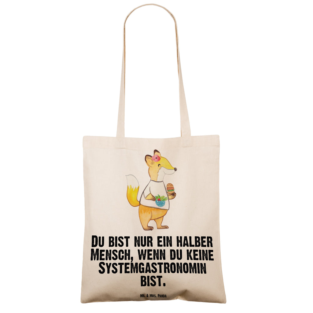 Tragetasche Systemgastronomin mit Herz Beuteltasche, Beutel, Einkaufstasche, Jutebeutel, Stoffbeutel, Tasche, Shopper, Umhängetasche, Strandtasche, Schultertasche, Stofftasche, Tragetasche, Badetasche, Jutetasche, Einkaufstüte, Laptoptasche, Beruf, Ausbildung, Jubiläum, Abschied, Rente, Kollege, Kollegin, Geschenk, Schenken, Arbeitskollege, Mitarbeiter, Firma, Danke, Dankeschön