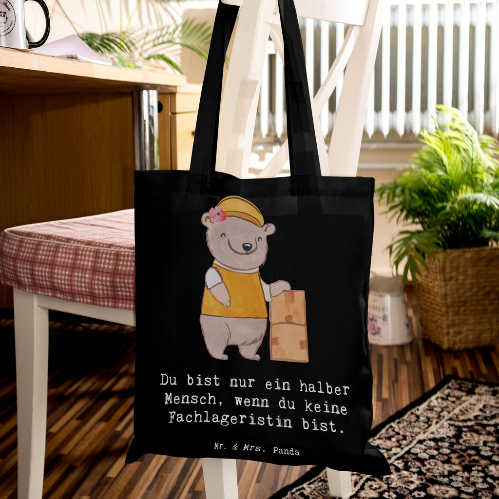 Tragetasche Fachlageristin mit Herz Beuteltasche, Beutel, Einkaufstasche, Jutebeutel, Stoffbeutel, Tasche, Shopper, Umhängetasche, Strandtasche, Schultertasche, Stofftasche, Tragetasche, Badetasche, Jutetasche, Einkaufstüte, Laptoptasche, Beruf, Ausbildung, Jubiläum, Abschied, Rente, Kollege, Kollegin, Geschenk, Schenken, Arbeitskollege, Mitarbeiter, Firma, Danke, Dankeschön, Lagerarbeiterin, Fachlageristin, Lageristin, Lagerverwalterin