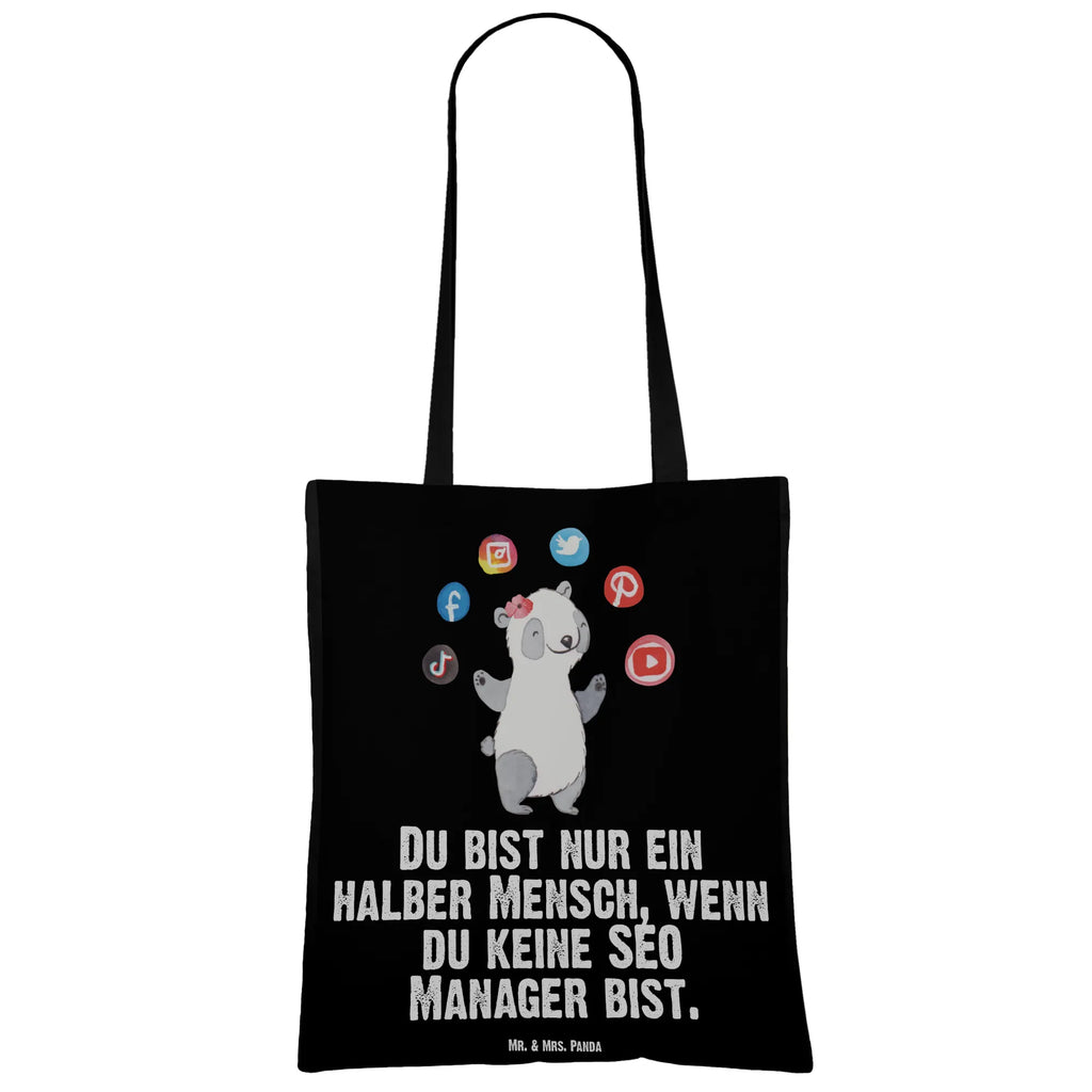 Tragetasche SEO Manager mit Herz Beuteltasche, Beutel, Einkaufstasche, Jutebeutel, Stoffbeutel, Tasche, Shopper, Umhängetasche, Strandtasche, Schultertasche, Stofftasche, Tragetasche, Badetasche, Jutetasche, Einkaufstüte, Laptoptasche, Beruf, Ausbildung, Jubiläum, Abschied, Rente, Kollege, Kollegin, Geschenk, Schenken, Arbeitskollege, Mitarbeiter, Firma, Danke, Dankeschön, SEO Manager, Suchmaschinenoptimierung, Digital Marketing