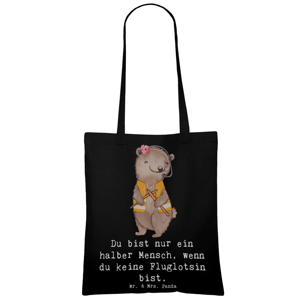 Tragetasche Fluglotsin mit Herz Beuteltasche, Beutel, Einkaufstasche, Jutebeutel, Stoffbeutel, Tasche, Shopper, Umhängetasche, Strandtasche, Schultertasche, Stofftasche, Tragetasche, Badetasche, Jutetasche, Einkaufstüte, Laptoptasche, Beruf, Ausbildung, Jubiläum, Abschied, Rente, Kollege, Kollegin, Geschenk, Schenken, Arbeitskollege, Mitarbeiter, Firma, Danke, Dankeschön, Fluglotsin, Flugverkehrsleiterin, Luftfahrtpersonal, Flugsicherung