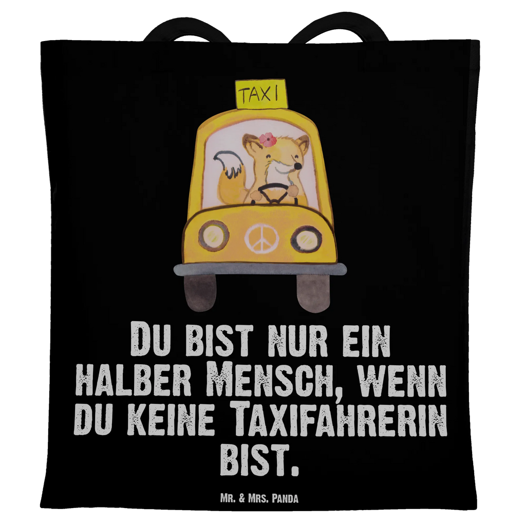 Tragetasche Taxifahrerin mit Herz Beuteltasche, Beutel, Einkaufstasche, Jutebeutel, Stoffbeutel, Tasche, Shopper, Umhängetasche, Strandtasche, Schultertasche, Stofftasche, Tragetasche, Badetasche, Jutetasche, Einkaufstüte, Laptoptasche, Beruf, Ausbildung, Jubiläum, Abschied, Rente, Kollege, Kollegin, Geschenk, Schenken, Arbeitskollege, Mitarbeiter, Firma, Danke, Dankeschön