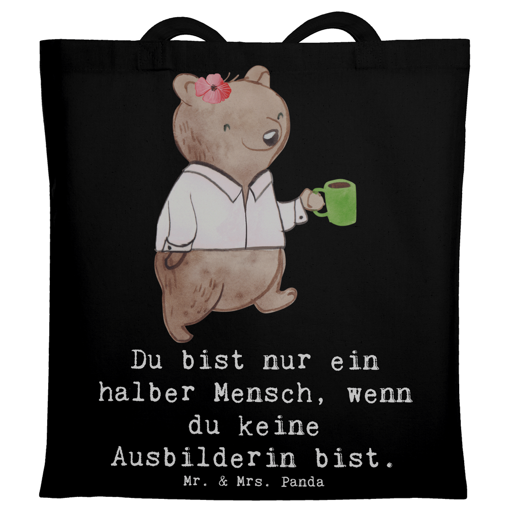 Tragetasche Ausbilderin mit Herz Beuteltasche, Beutel, Einkaufstasche, Jutebeutel, Stoffbeutel, Tasche, Shopper, Umhängetasche, Strandtasche, Schultertasche, Stofftasche, Tragetasche, Badetasche, Jutetasche, Einkaufstüte, Laptoptasche, Beruf, Ausbildung, Jubiläum, Abschied, Rente, Kollege, Kollegin, Geschenk, Schenken, Arbeitskollege, Mitarbeiter, Firma, Danke, Dankeschön, Ausbilderin, Tutorin, Ausbilderprüfung