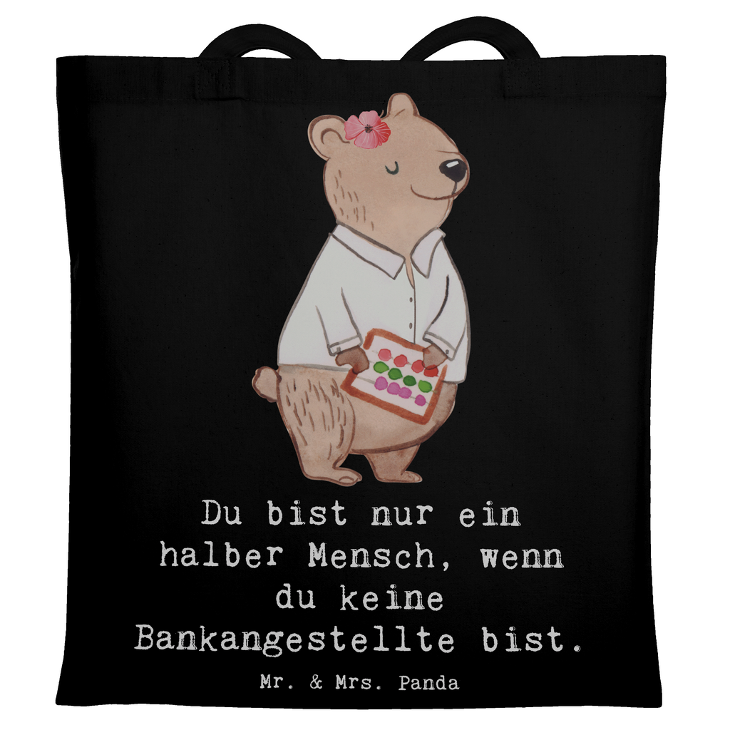 Tragetasche Bankangestellte mit Herz Beuteltasche, Beutel, Einkaufstasche, Jutebeutel, Stoffbeutel, Tasche, Shopper, Umhängetasche, Strandtasche, Schultertasche, Stofftasche, Tragetasche, Badetasche, Jutetasche, Einkaufstüte, Laptoptasche, Beruf, Ausbildung, Jubiläum, Abschied, Rente, Kollege, Kollegin, Geschenk, Schenken, Arbeitskollege, Mitarbeiter, Firma, Danke, Dankeschön, Bankangestellte, Bankfachfrau, Bänkerin, Bankberaterin