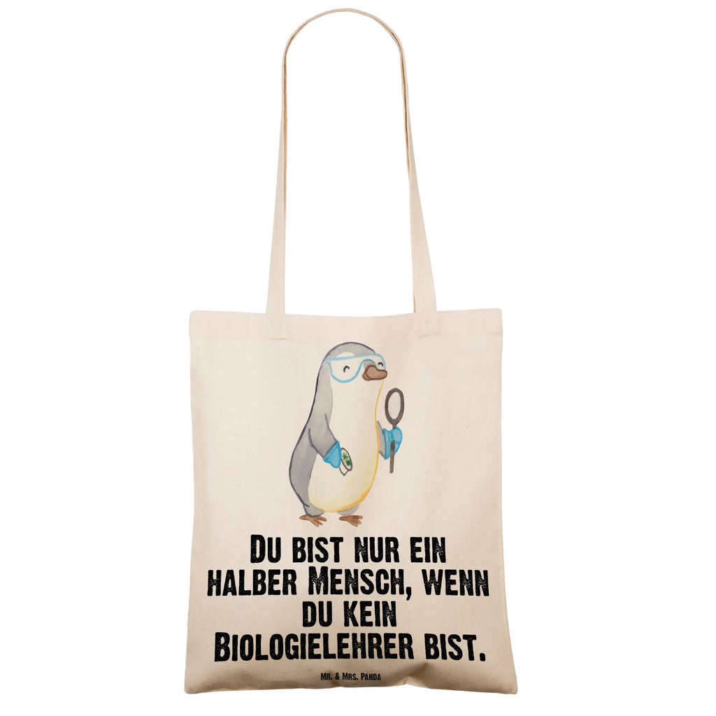 Tragetasche Biologielehrer mit Herz Beuteltasche, Beutel, Einkaufstasche, Jutebeutel, Stoffbeutel, Tasche, Shopper, Umhängetasche, Strandtasche, Schultertasche, Stofftasche, Tragetasche, Badetasche, Jutetasche, Einkaufstüte, Laptoptasche, Beruf, Ausbildung, Jubiläum, Abschied, Rente, Kollege, Kollegin, Geschenk, Schenken, Arbeitskollege, Mitarbeiter, Firma, Danke, Dankeschön, Biologielehrer, Biolehrer, Biounterricht, Biologie, Schule, Grundschule