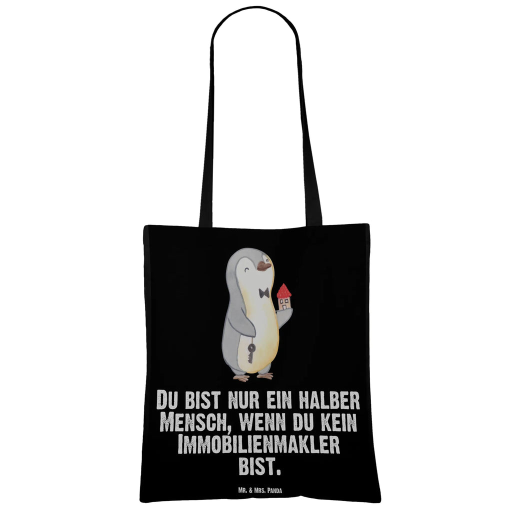 Tragetasche Immobilienmakler mit Herz Beuteltasche, Beutel, Einkaufstasche, Jutebeutel, Stoffbeutel, Tasche, Shopper, Umhängetasche, Strandtasche, Schultertasche, Stofftasche, Tragetasche, Badetasche, Jutetasche, Einkaufstüte, Laptoptasche, Beruf, Ausbildung, Jubiläum, Abschied, Rente, Kollege, Kollegin, Geschenk, Schenken, Arbeitskollege, Mitarbeiter, Firma, Danke, Dankeschön, Immobilienmakler, Immobilienhändler, Immobilienkaufmann, Immobilienbüro